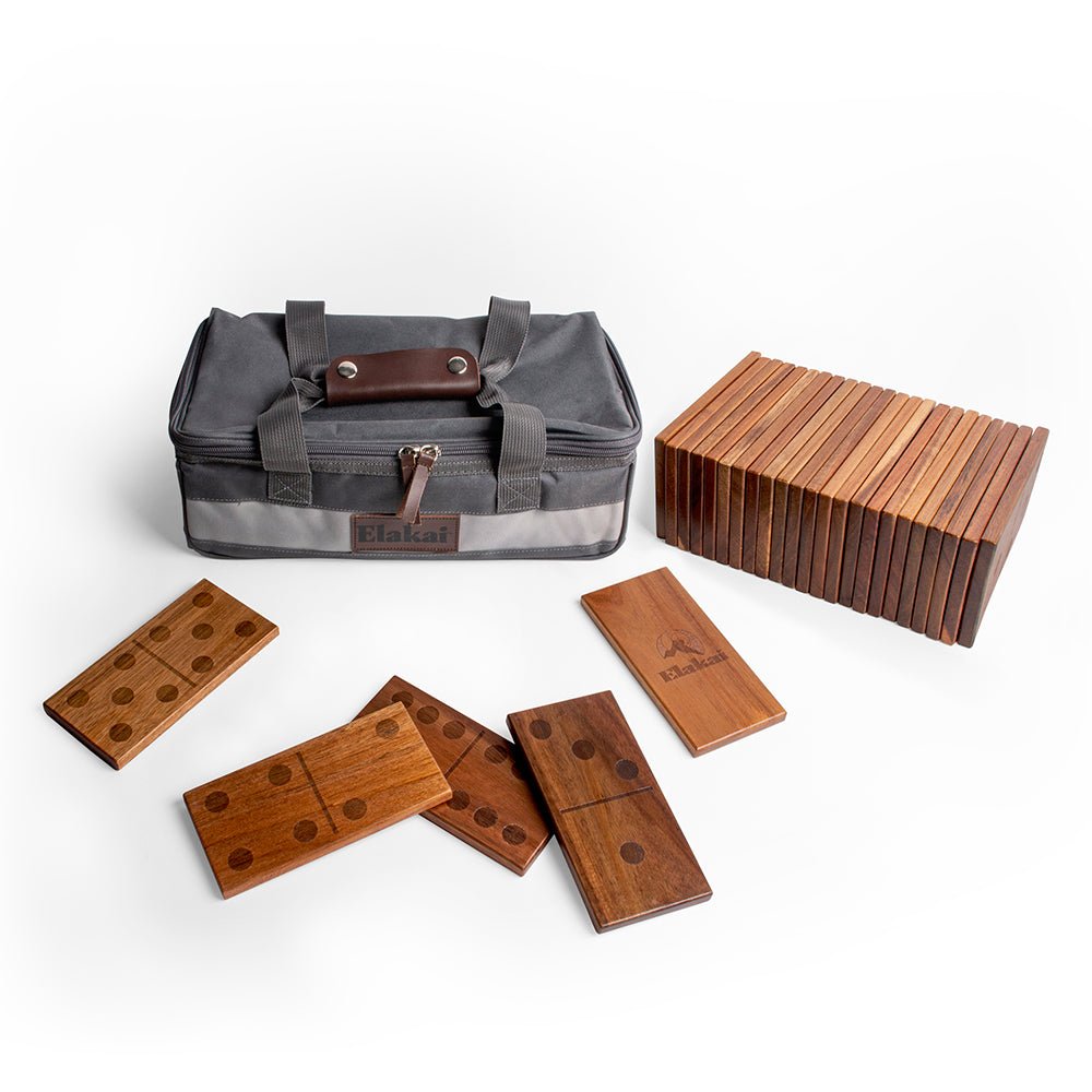 Elakai Giant Wood Dominoes | Heirloom Boulevard