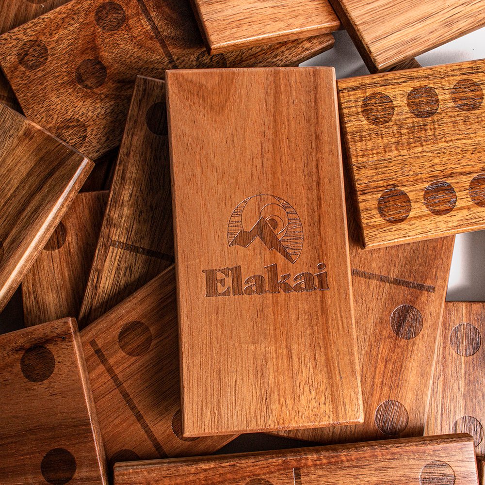 Elakai Giant Wood Dominoes | Heirloom Boulevard