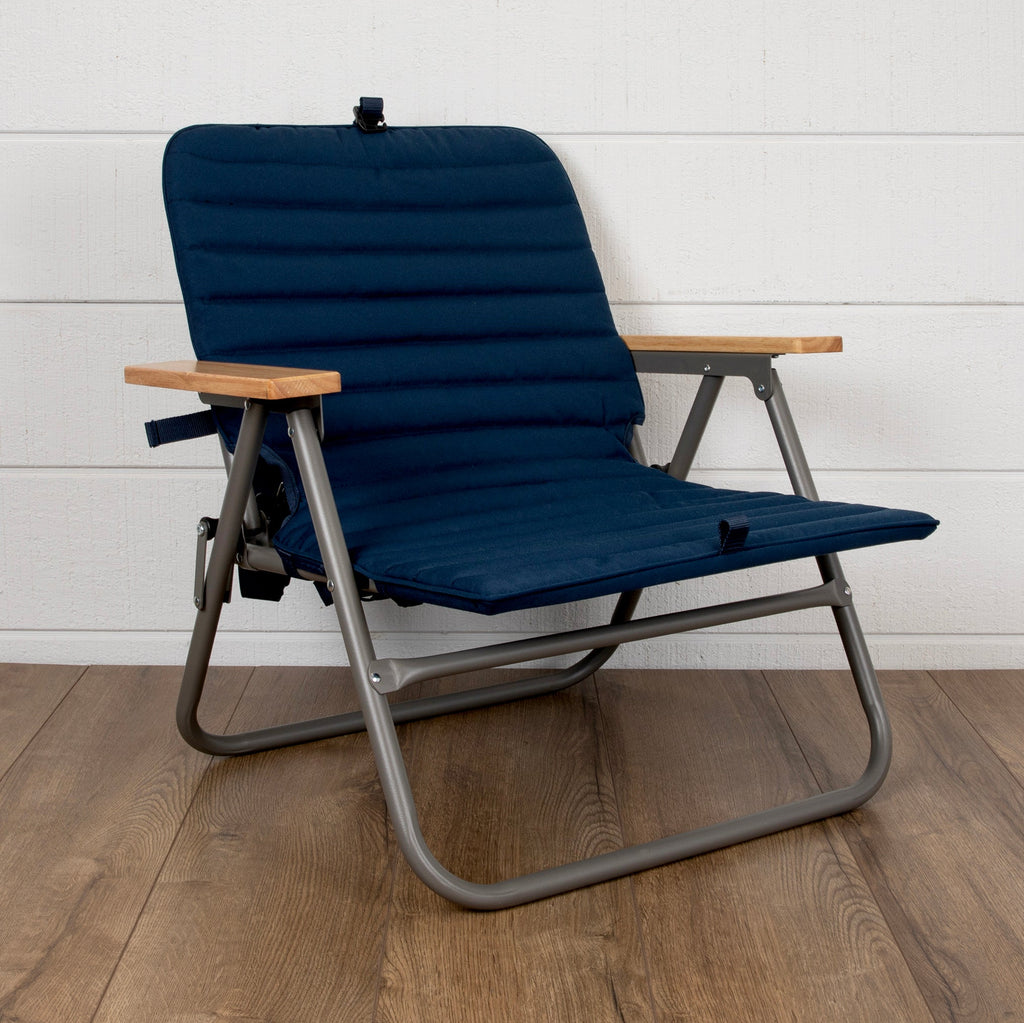 Oniva Descanso Padded Beach Chair Navy Blue | Heirloom Boulevard