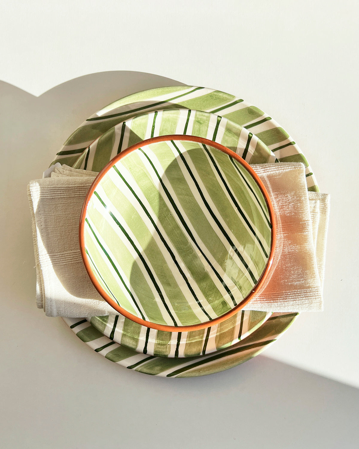 Casa Cubista Cabana Plates and Bowls - Green atacama home | Heirloom Boulevard