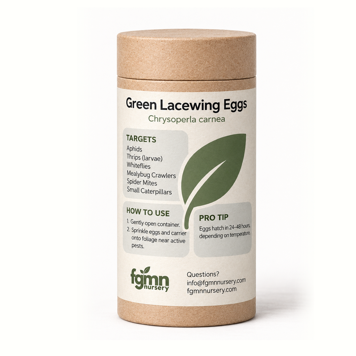 FGMN Nursery Green Lacewing Eggs | Heirloom Boulevard