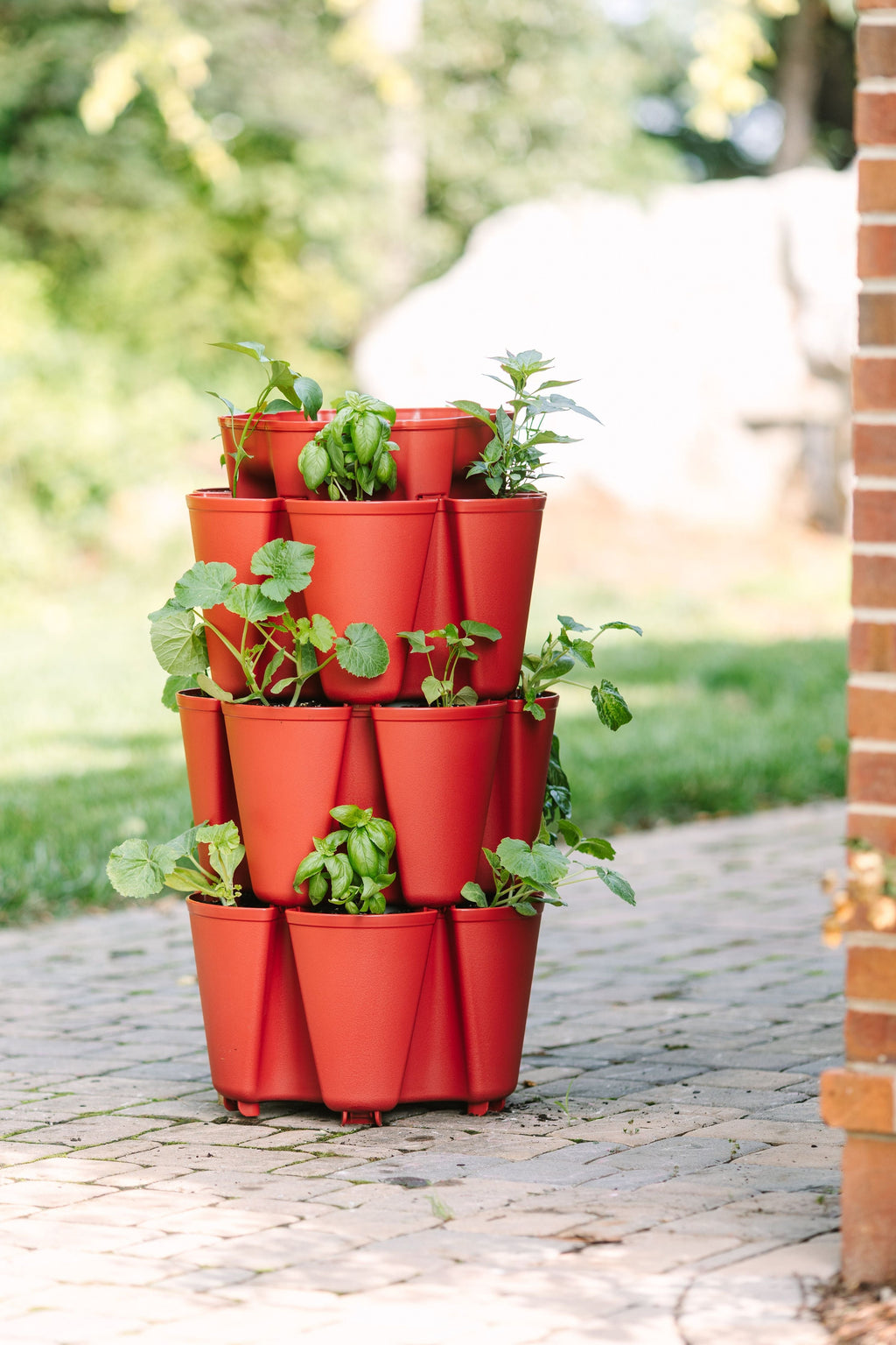 3 Tier GreenStalk Garden Original Vertical Planter - Basic Texture Tomato | Heirloom Boulevard