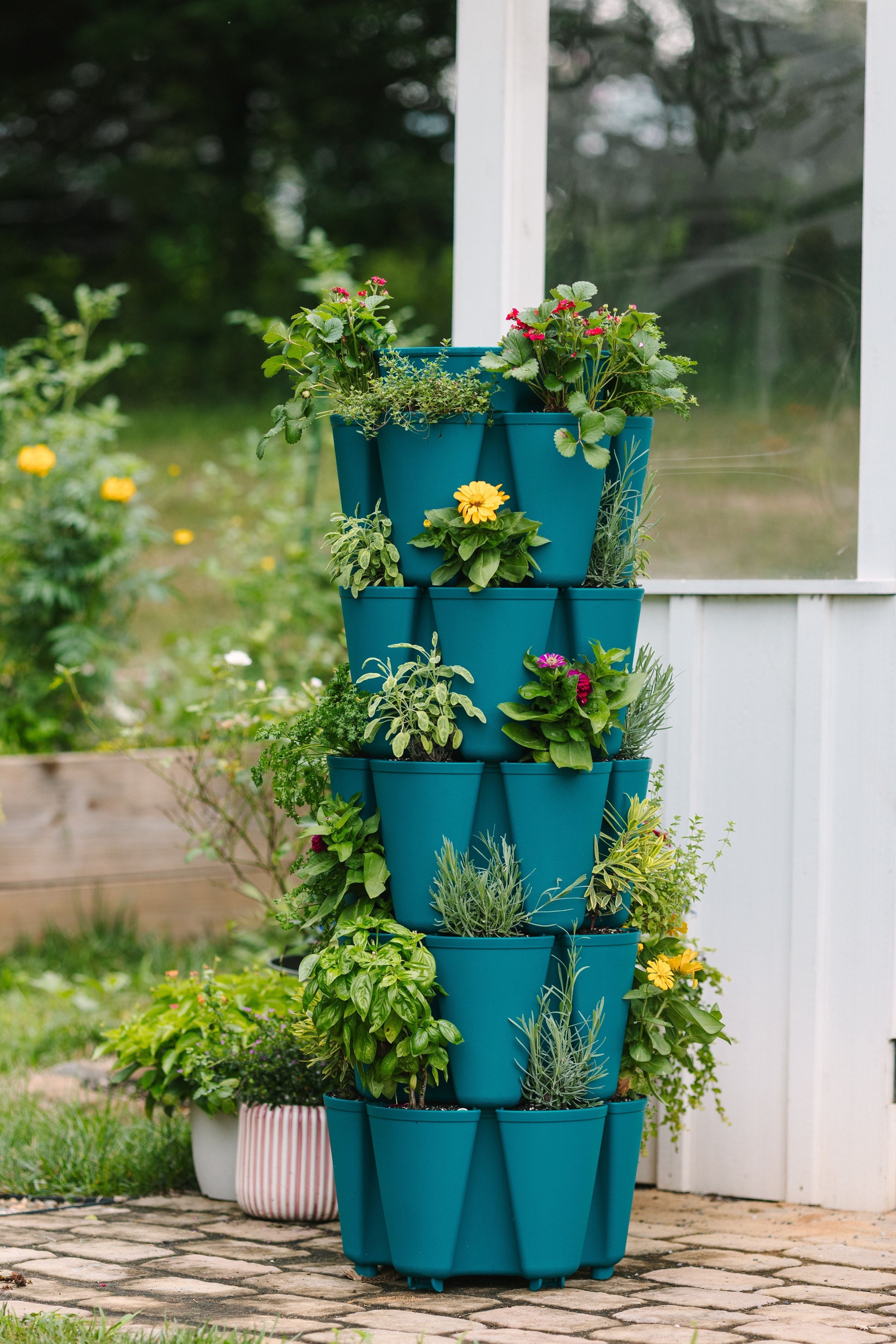 5 Tier GreenStalk Garden Original Vertical Planter - Basic Texture
