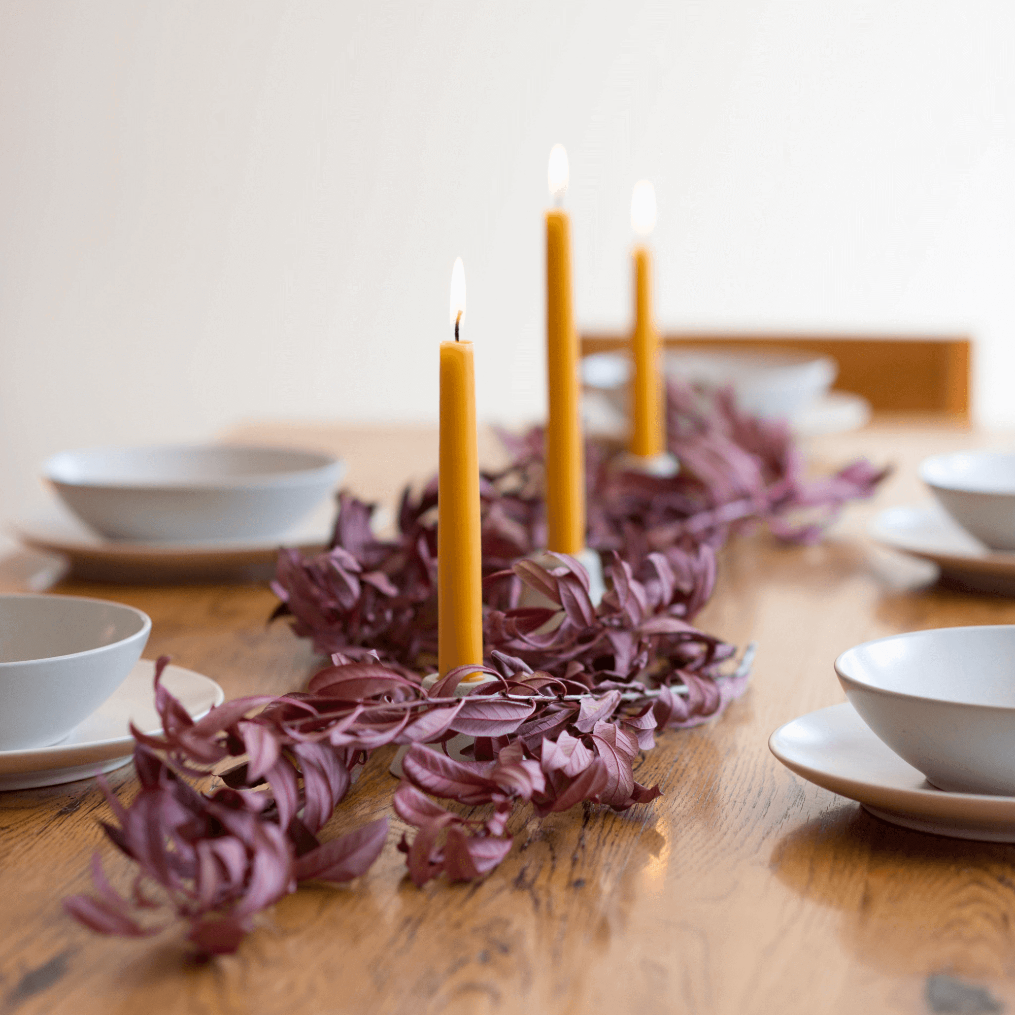 Hand-Dipped Beeswax Taper Candles - Bulk 4-Pair Bundle | Heirloom Boulevard