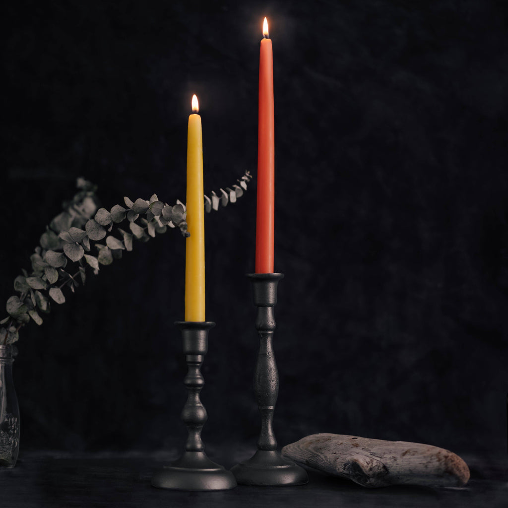Hand-Dipped Beeswax Taper Candles - Bulk 4-Pair Bundle | Heirloom Boulevard