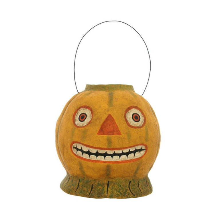 Haunted Garden Pumpkin Paper Mache Candy Bucket Quirks! | Heirloom Boulevard