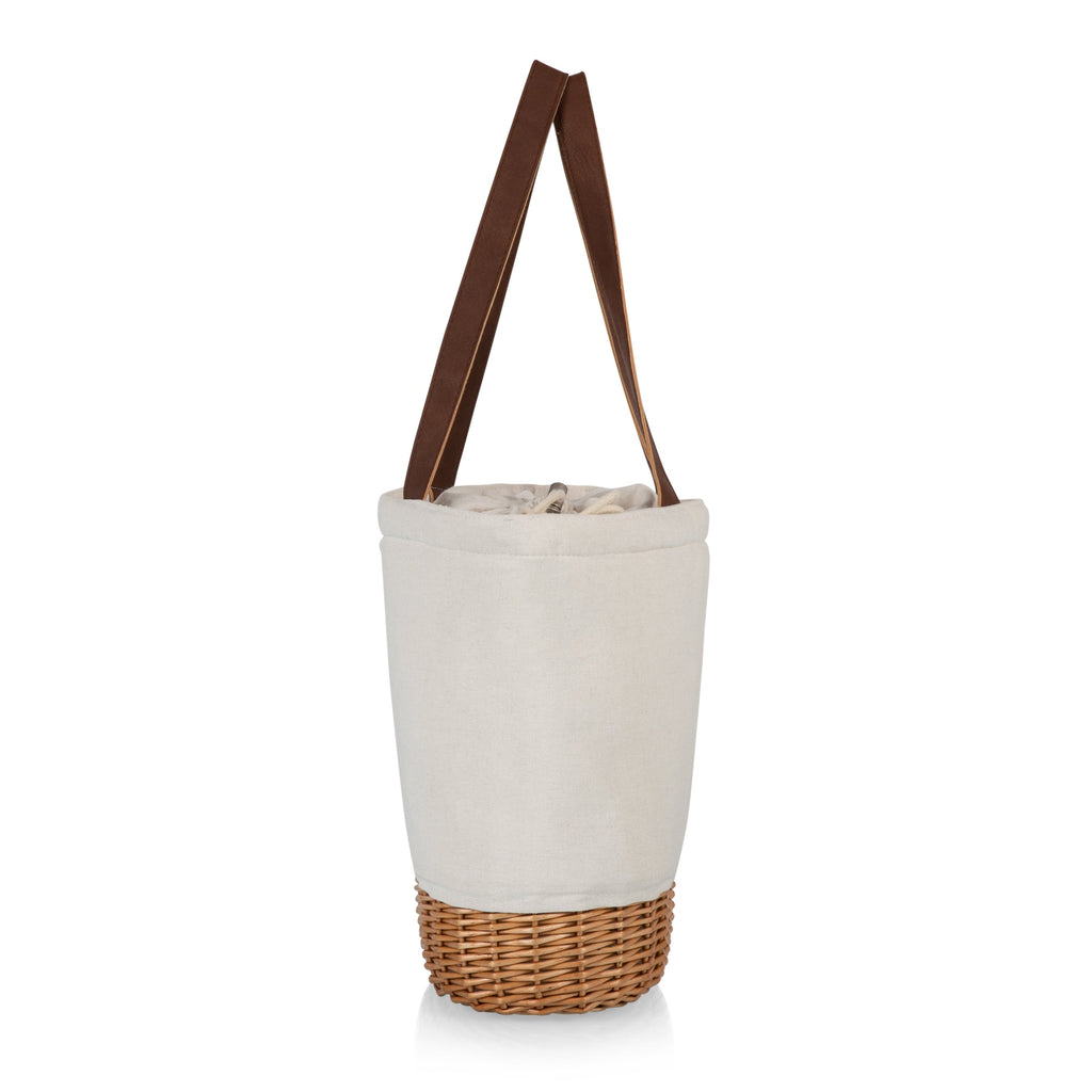 Picnic Time Pico Willow and Canvas Lunch Basket | Heirloom Boulevard