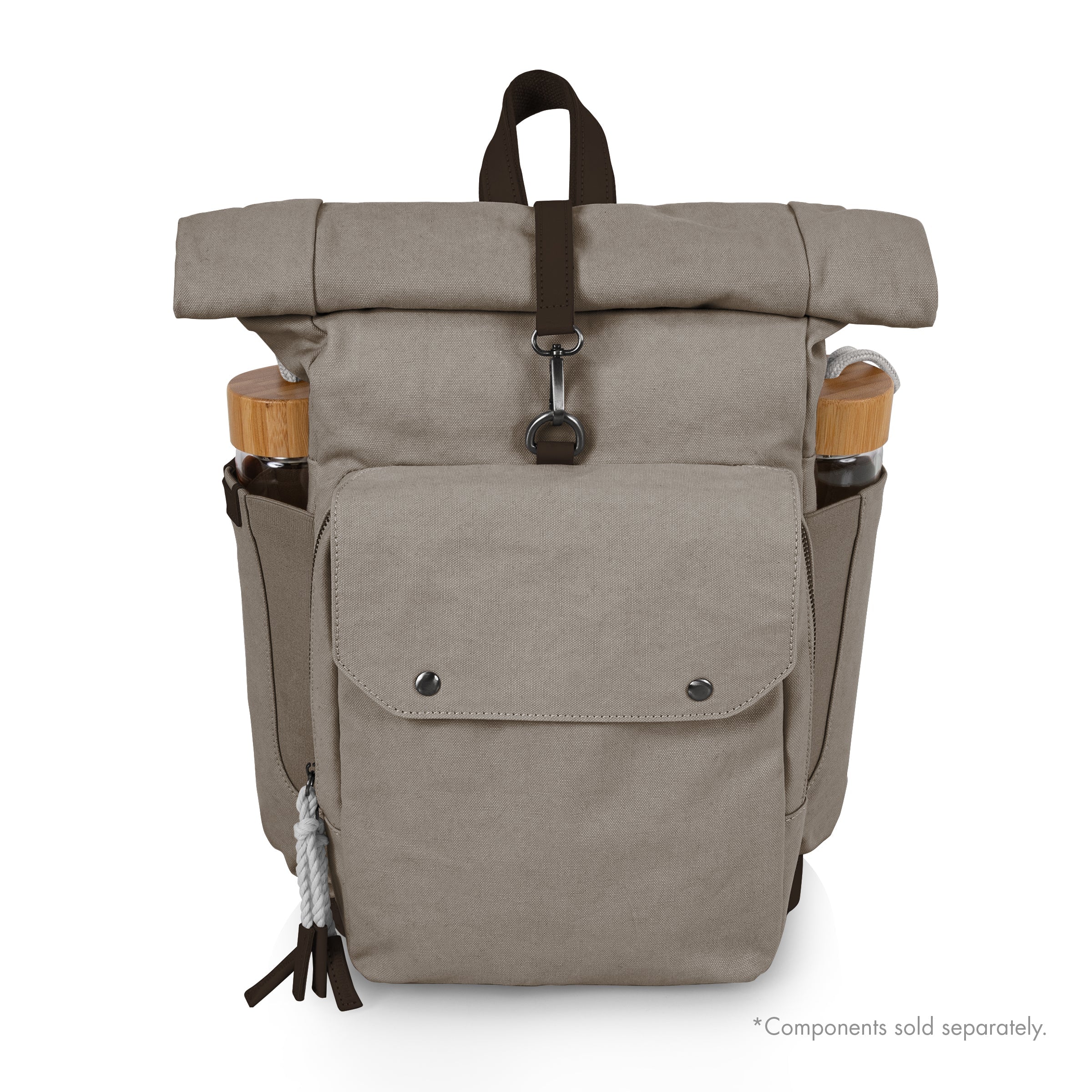 Picnic Time Carmel Roll Top Picnic Backpack Cooler | Heirloom Boulevard