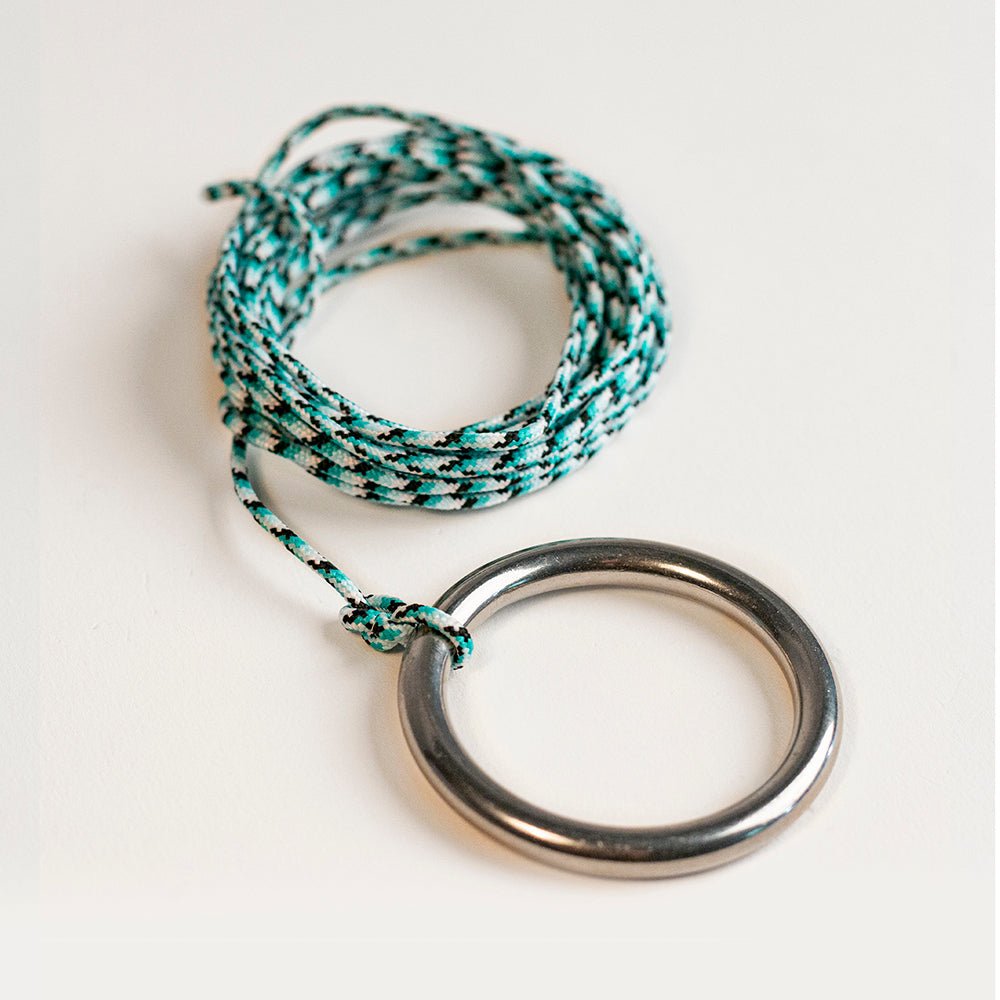 Elakai Hook and Ring Toss Game with Natural Wood Finish | Heirloom Boulevard