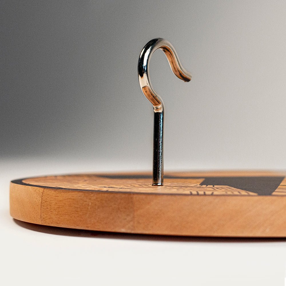 Elakai Hook and Ring Toss Game with Natural Wood Finish | Heirloom Boulevard
