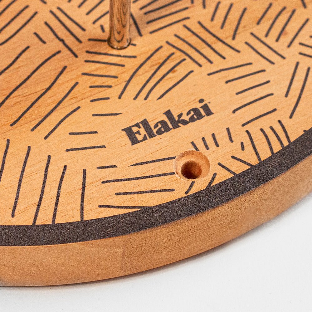 Elakai Hook and Ring Toss Game with Natural Wood Finish | Heirloom Boulevard