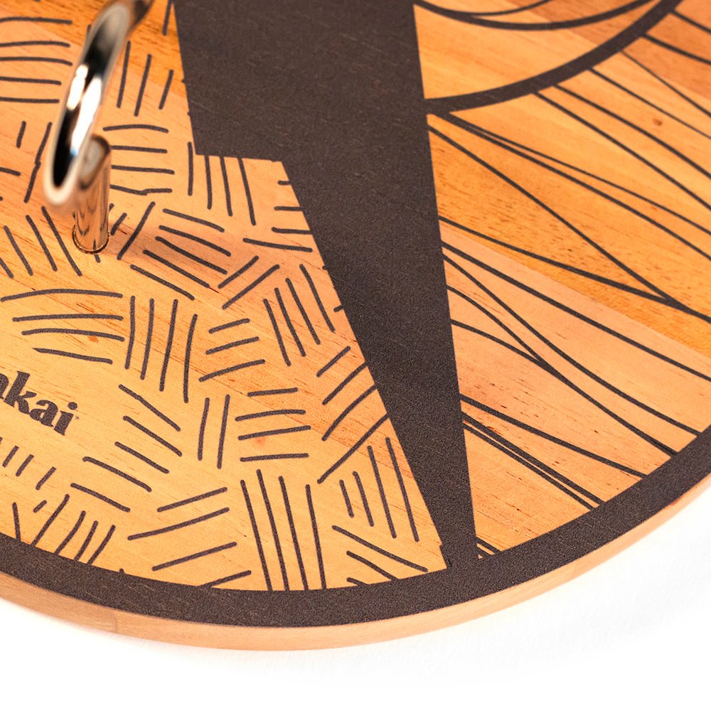 Elakai Hook and Ring Toss Game with Natural Wood Finish | Heirloom Boulevard