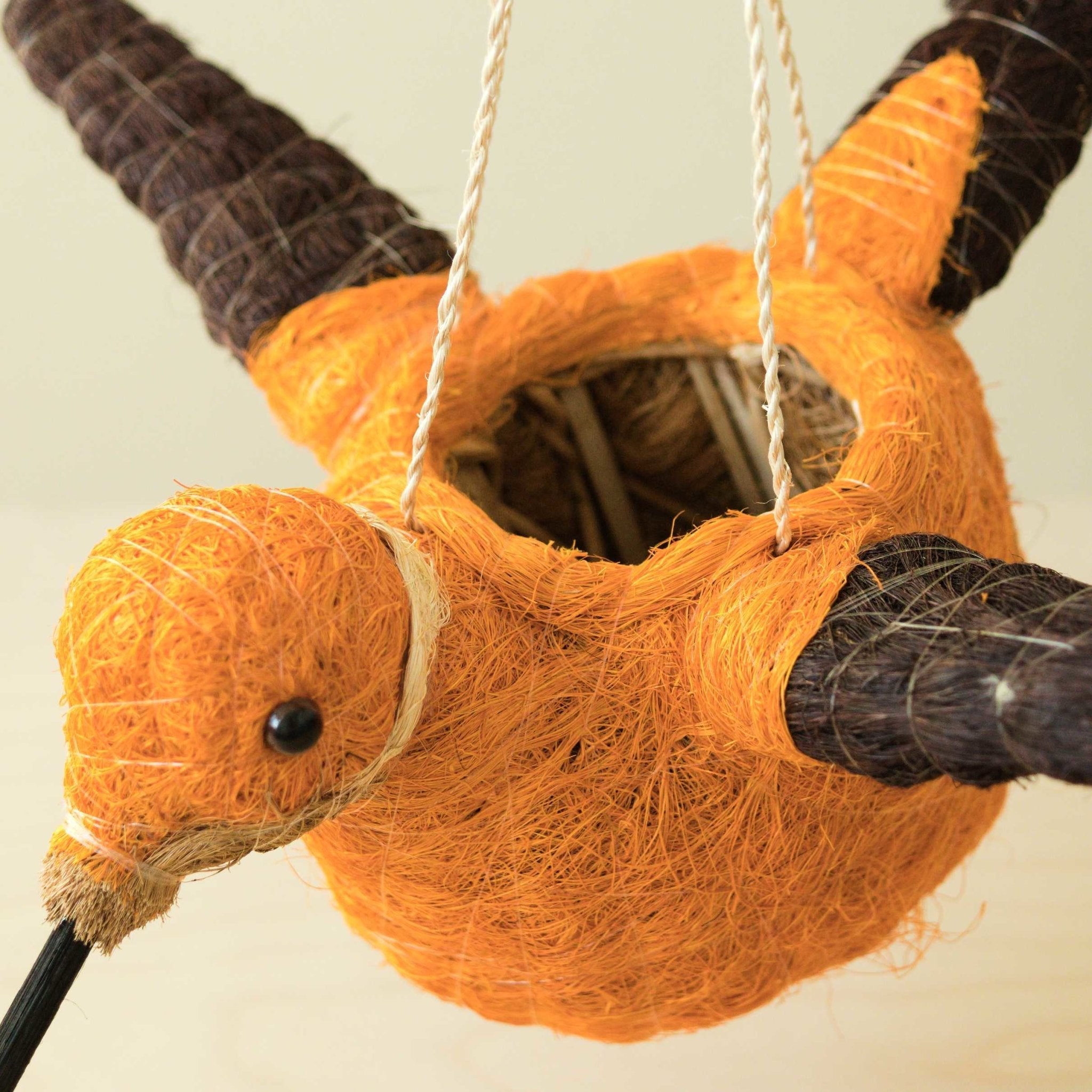 Hummingbird Planter - Coco Coir | LIKHA x Gilded Frond Clay + Textiles LIKHÂ | Heirloom Boulevard