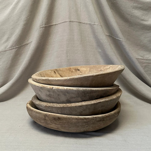 Antique Primitive Wooden Dough Bowl | Heirloom Boulevard