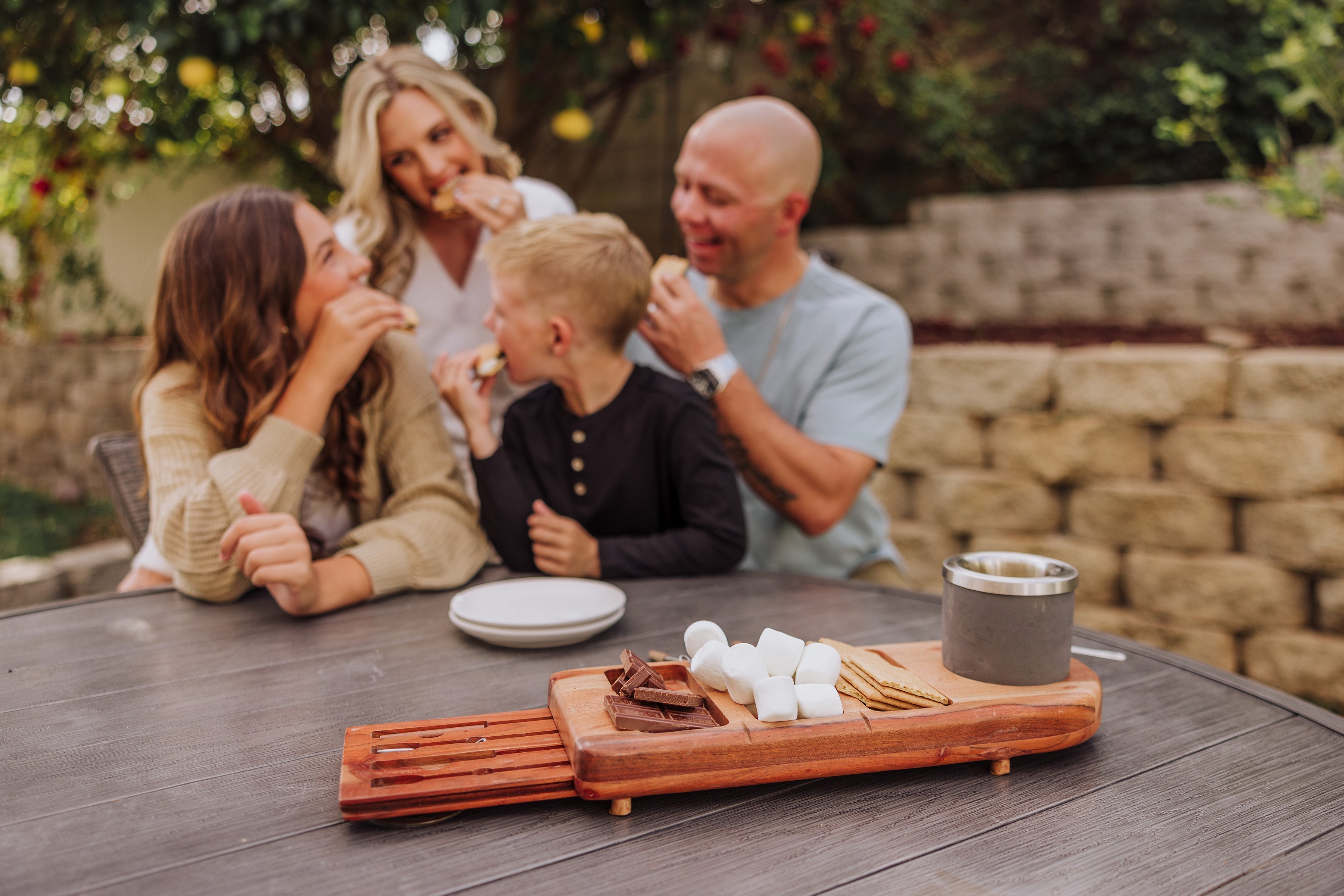 Toscana Dolce S'mores Kit with Tabletop Fire Pit | Heirloom Boulevard