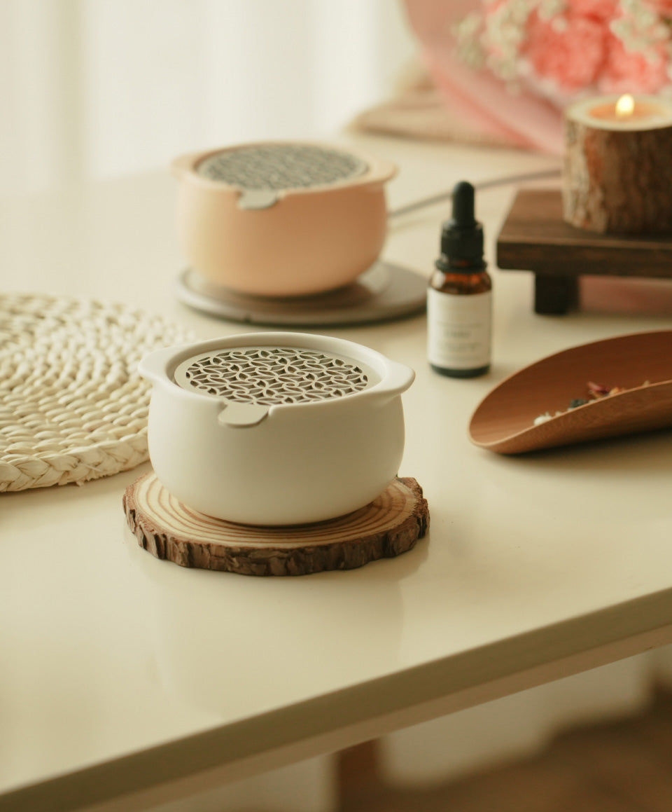 OHOM Jun Self-heating Diffuser Set - Inkstone Black | Heirloom Boulevard