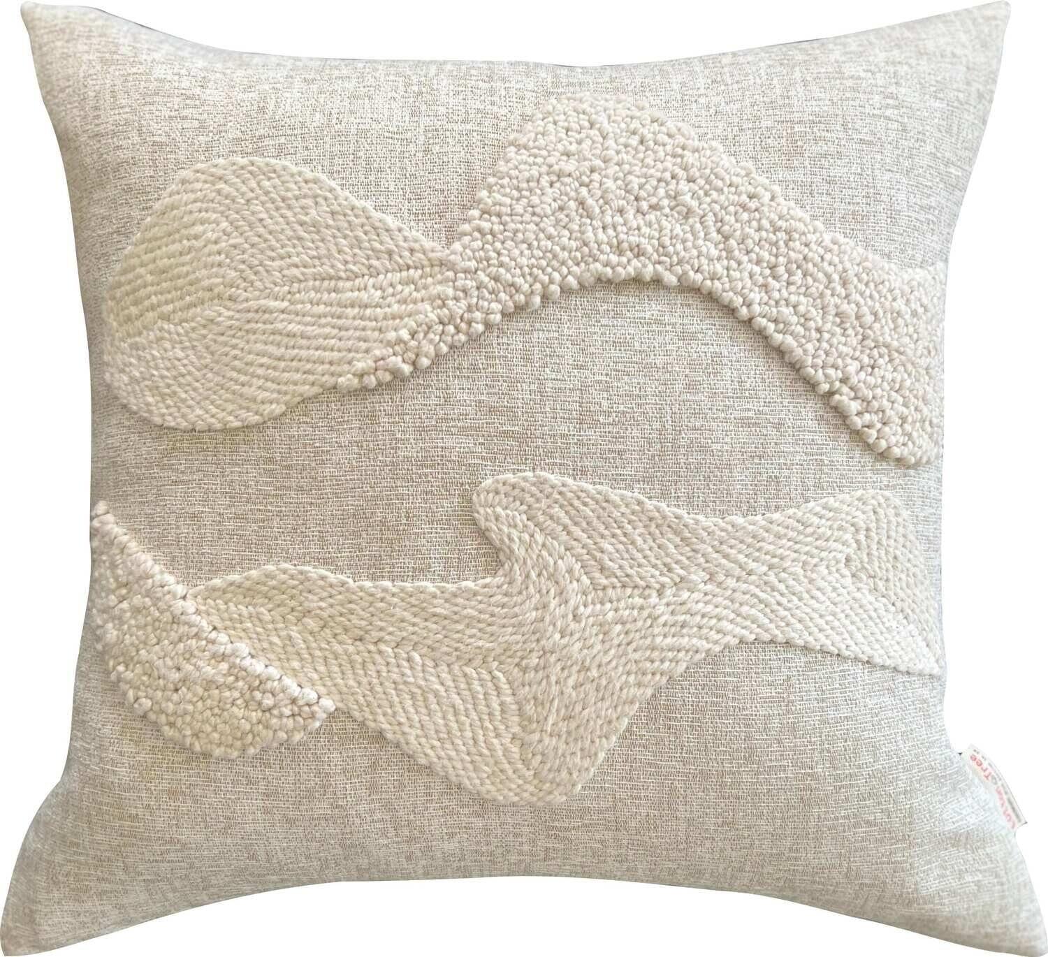Karoo Cloud Eco-Cotton Throw Pillow Kanju Interiors | Heirloom Boulevard