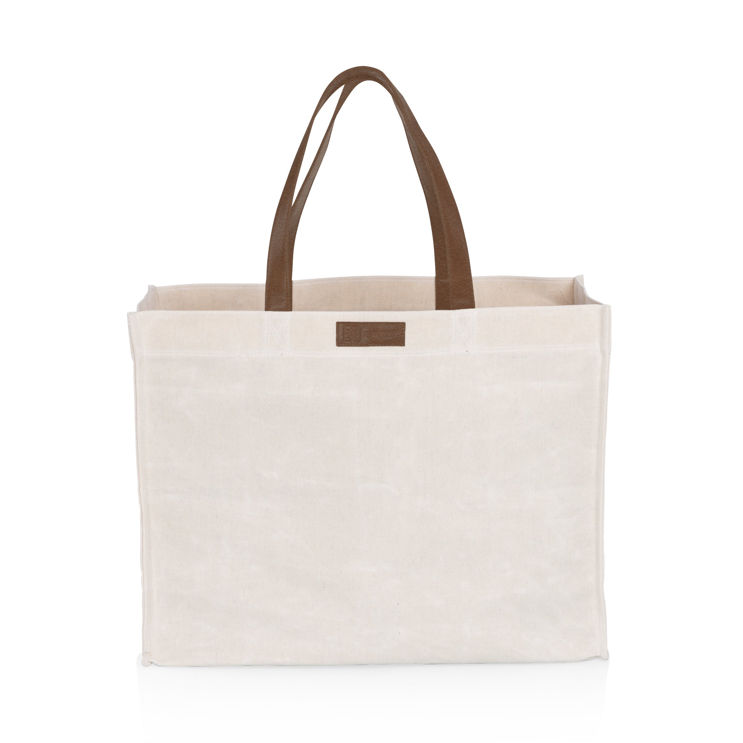 Legacy Market Waxed Canvas Tote with Leatherette Handles | Heirloom Boulevard