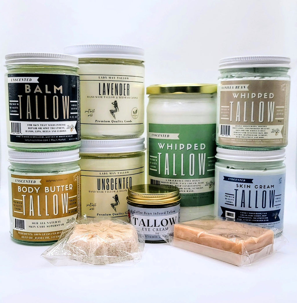 ultimate in skin pampering with The Lady May Ultimate Tallow Skincare Gift Box Lady May Tallow | Heirloom Boulevard