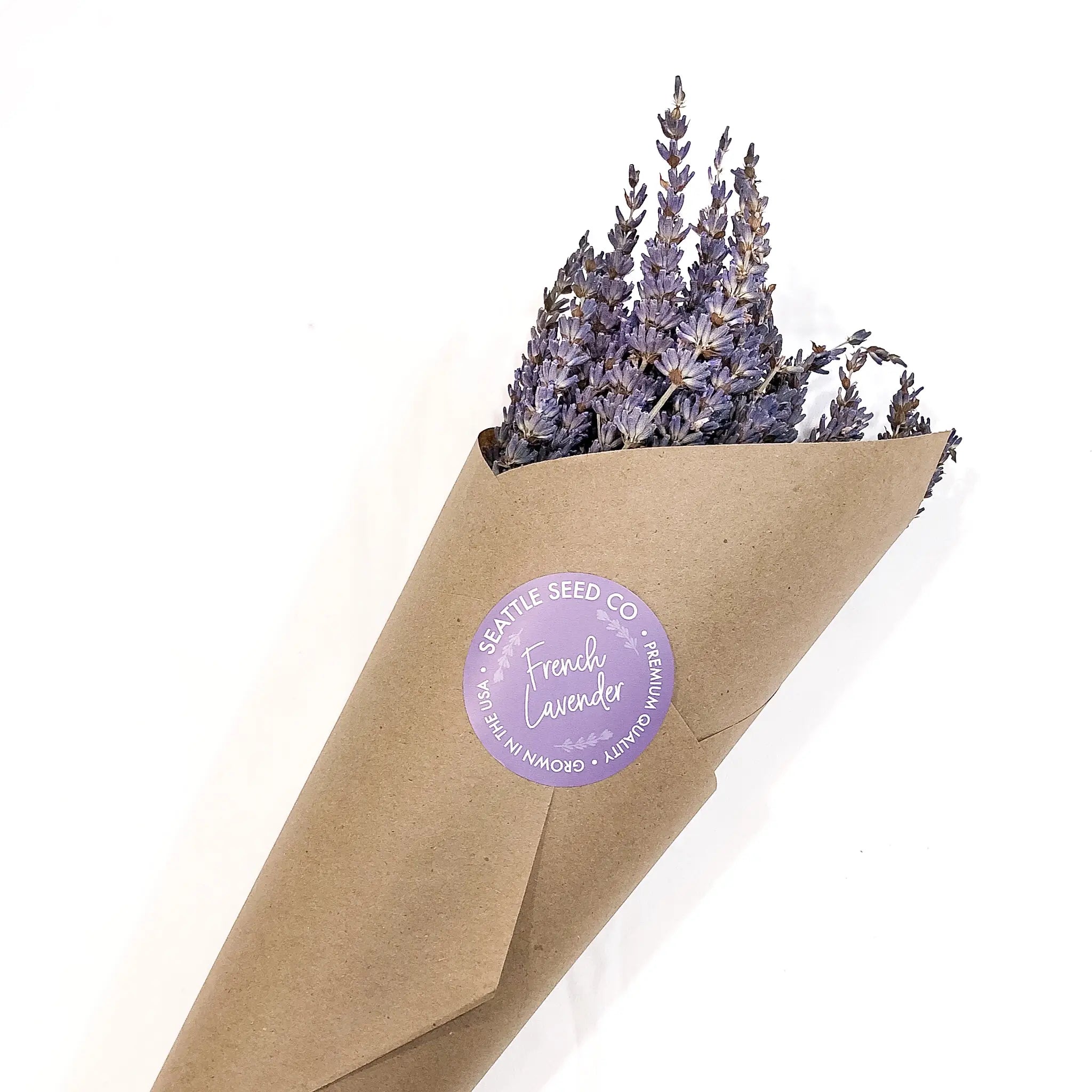Seattle Seed Company Fragrant Dried French Lavender Flowers Home Decor | Heirloom Boulevard