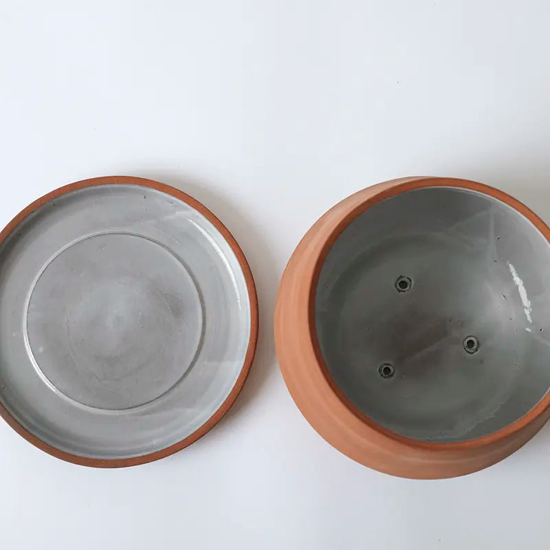 LBE Design Rancho Planter - 5 Inch with Saucer | Heirloom Boulevard