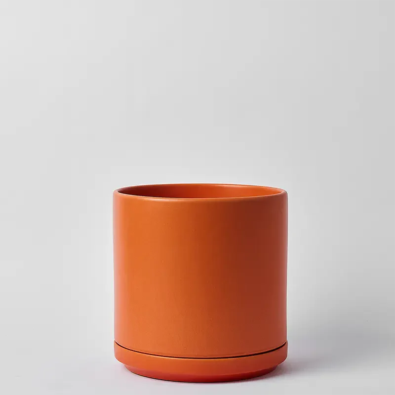 LBE Design Solid Goods - Ceramic Cylinder with Saucer | Heirloom Boulevard