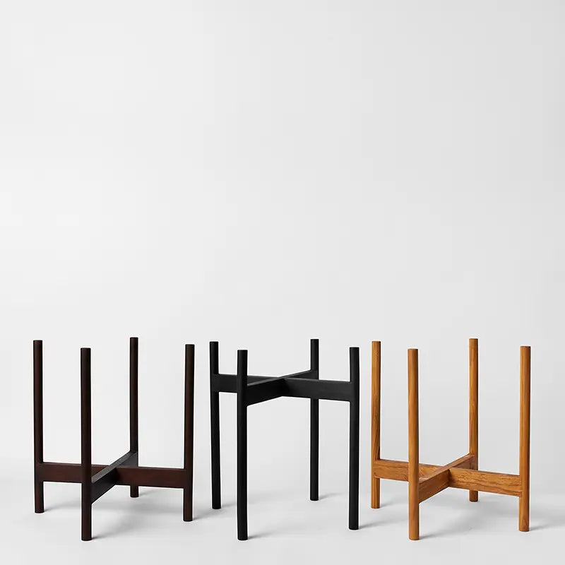 LBE Design Rounded Hardwood Plant Stand | Heirloom Boulevard