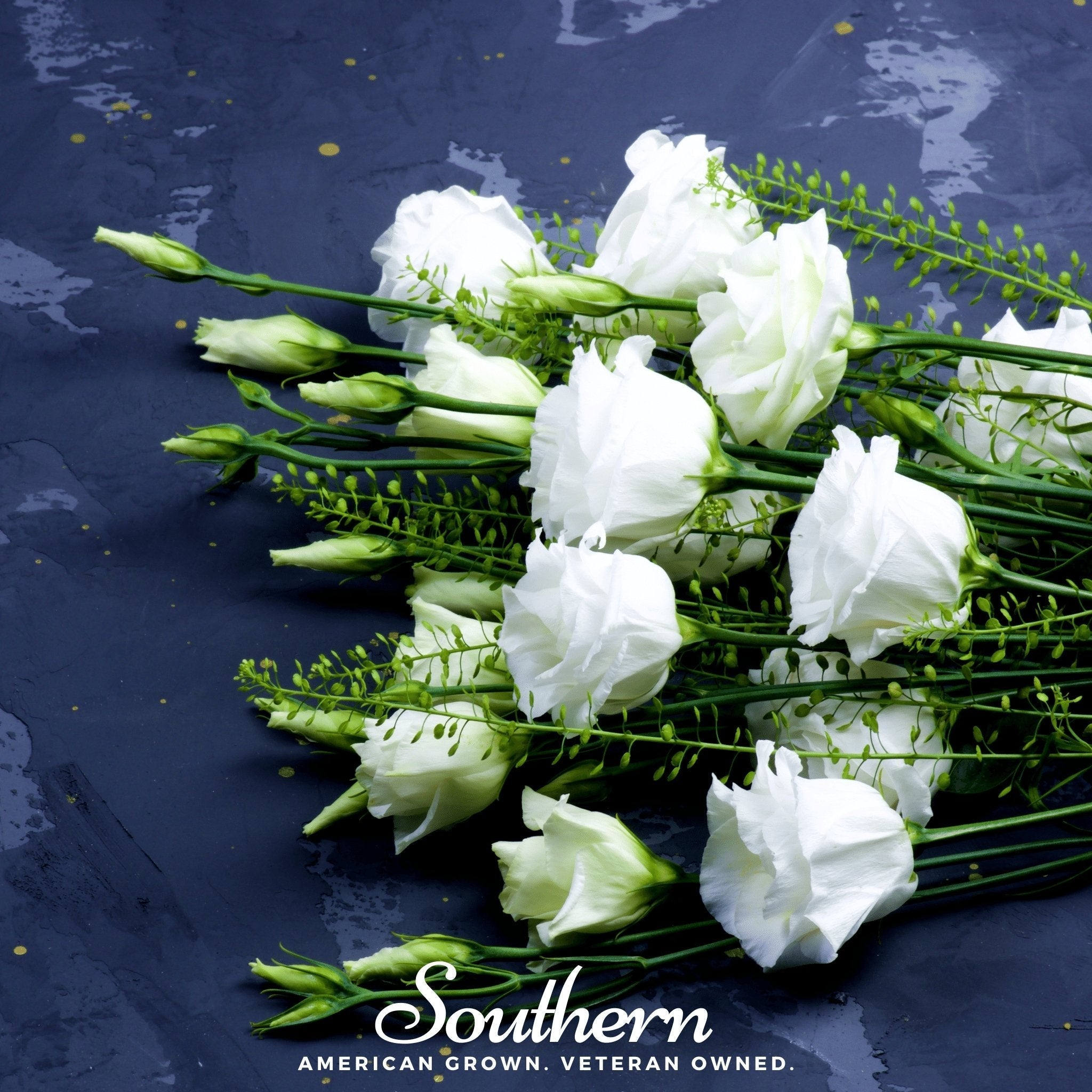 Southern Seeds Sapphire White Lisianthus – 25 Seeds | Heirloom Boulevard