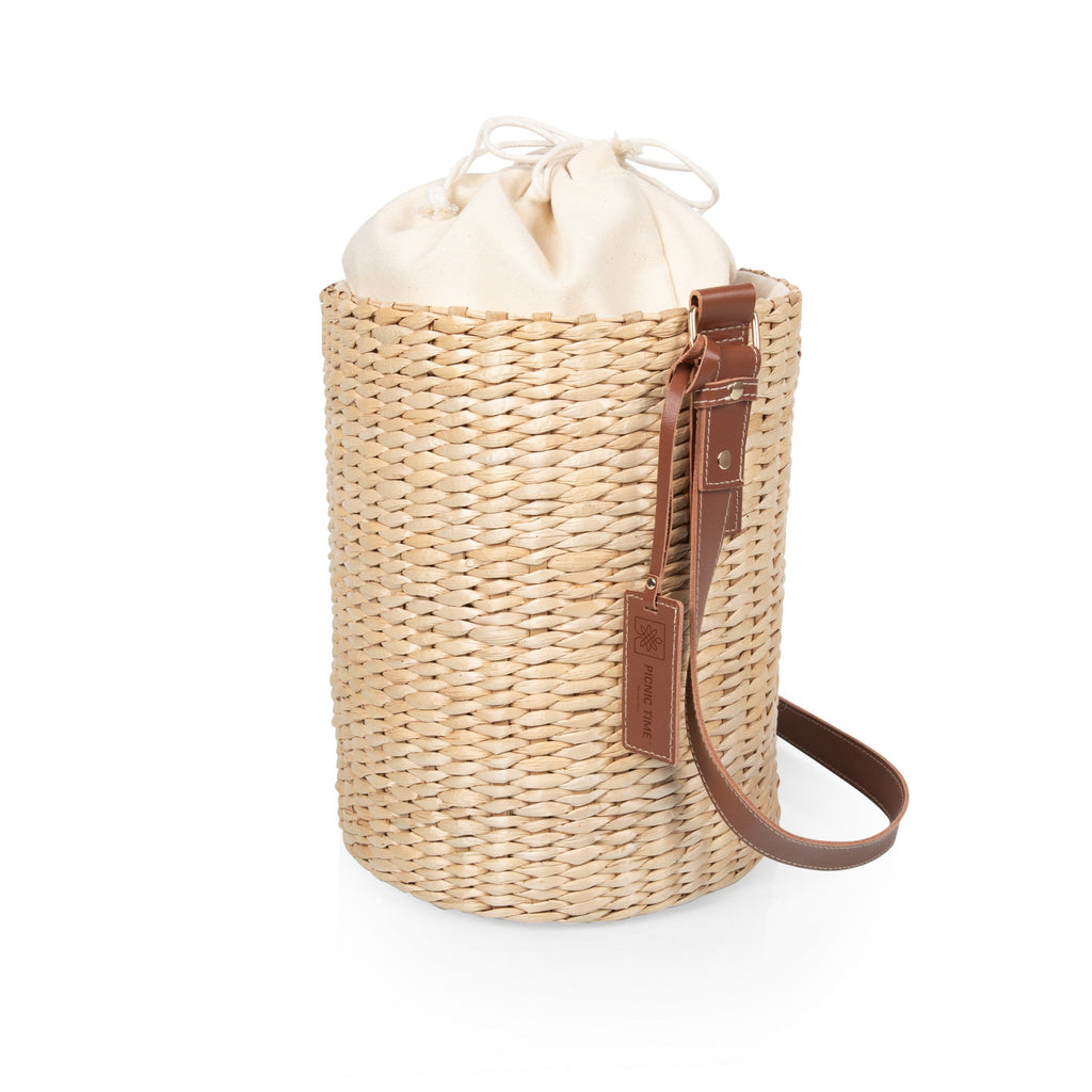 Picnic Time Palermo - Rush Insulated Bucket Tote with Leather Straps | Heirloom Boulevard