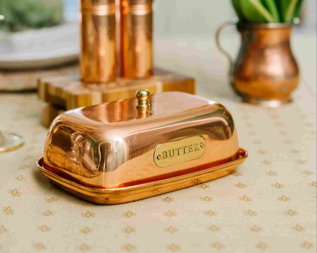 Galley & Fen Copper Butter Dish | Heirloom Boulevard