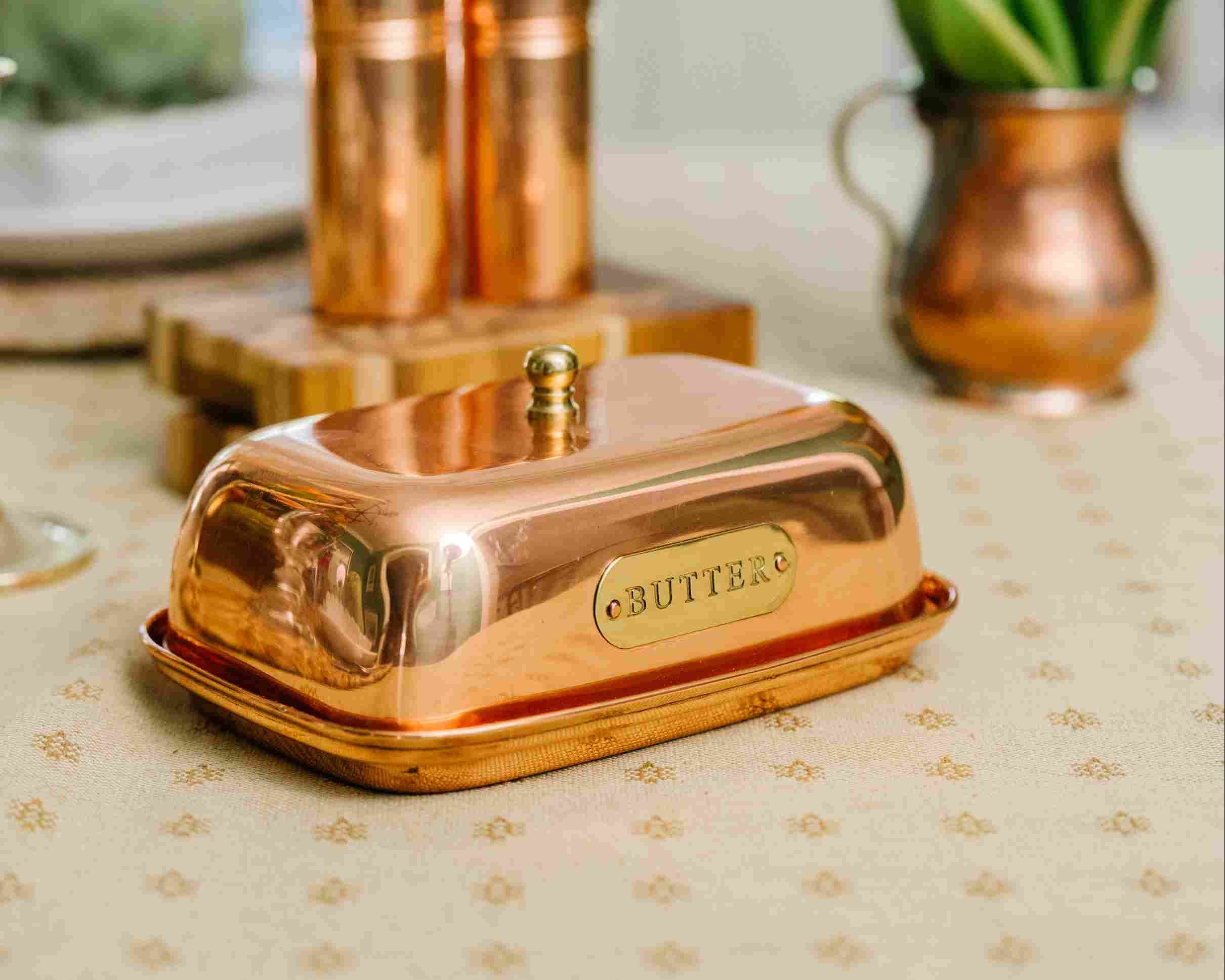 Galley & Fen Copper Butter Dish | Heirloom Boulevard