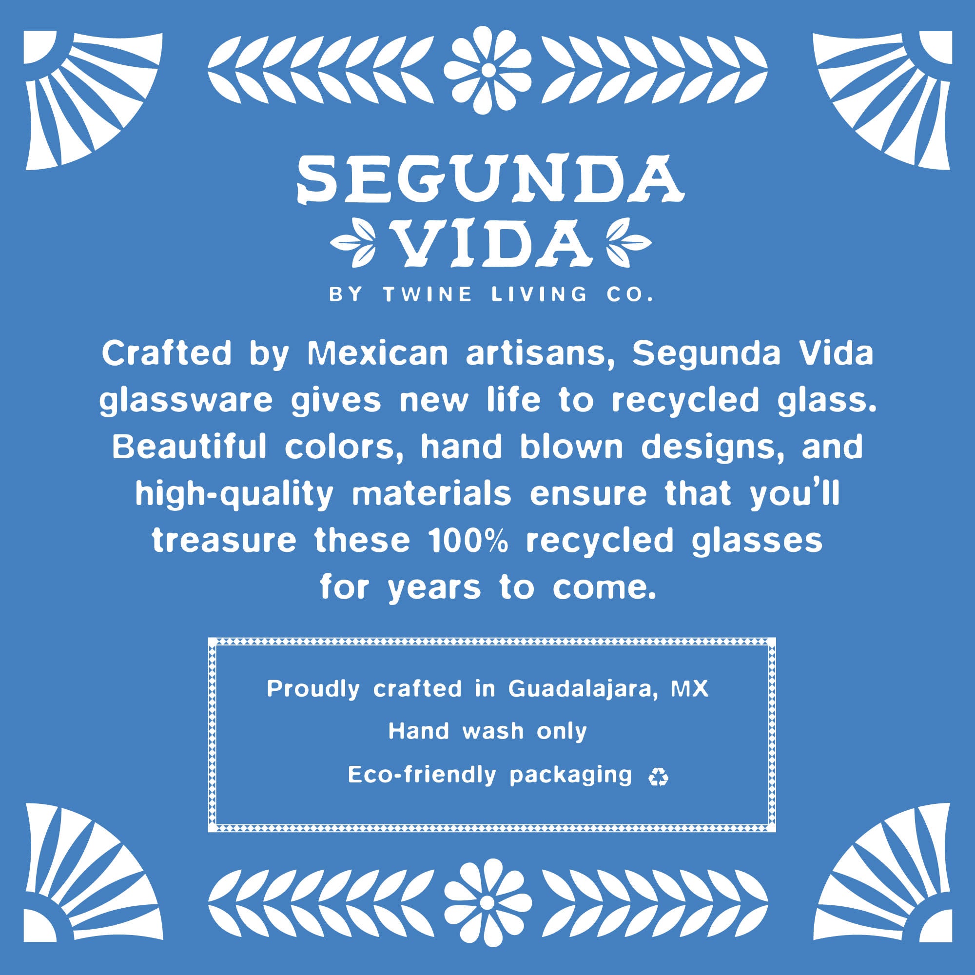 Segunda Vida Primavera Margarita Glasses