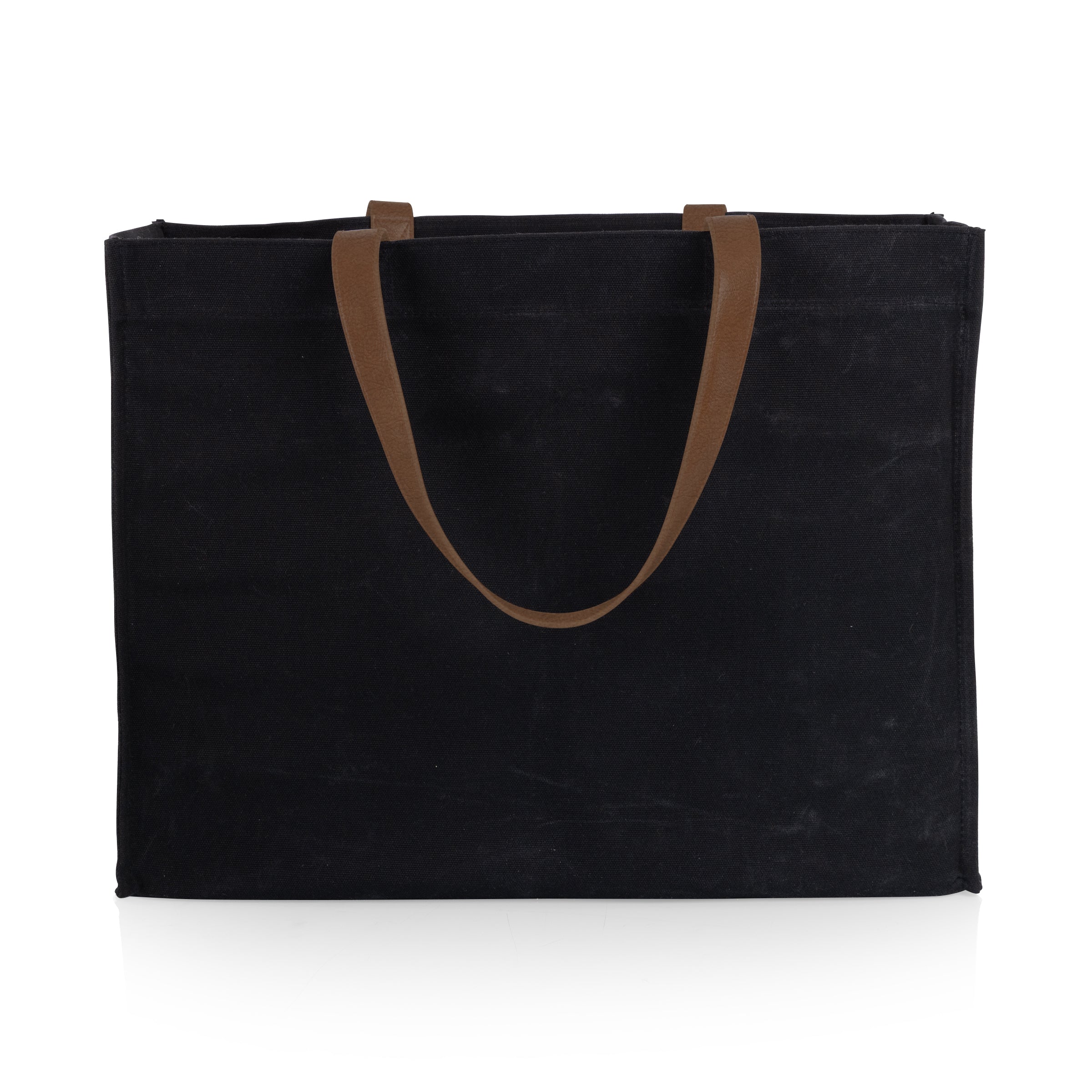 Legacy Market Waxed Canvas Tote with Leatherette Handles