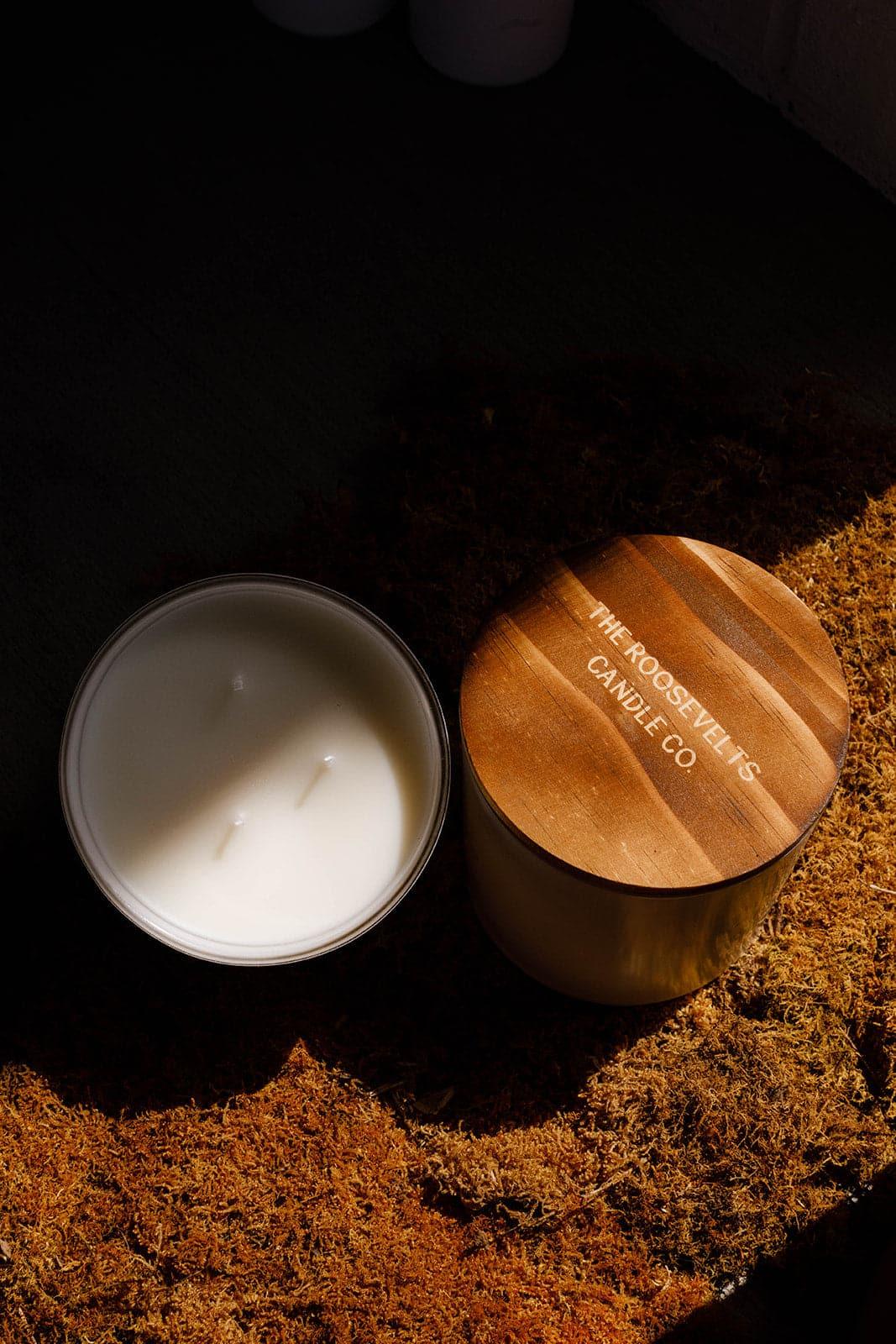 Muir Woods 3 Wick Candle The Roosevelts Candle Co. | Heirloom Boulevard