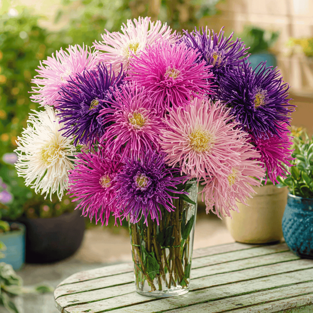 Southern Seeds Needle Mix Aster – 50 Seeds | Heirloom Boulevard