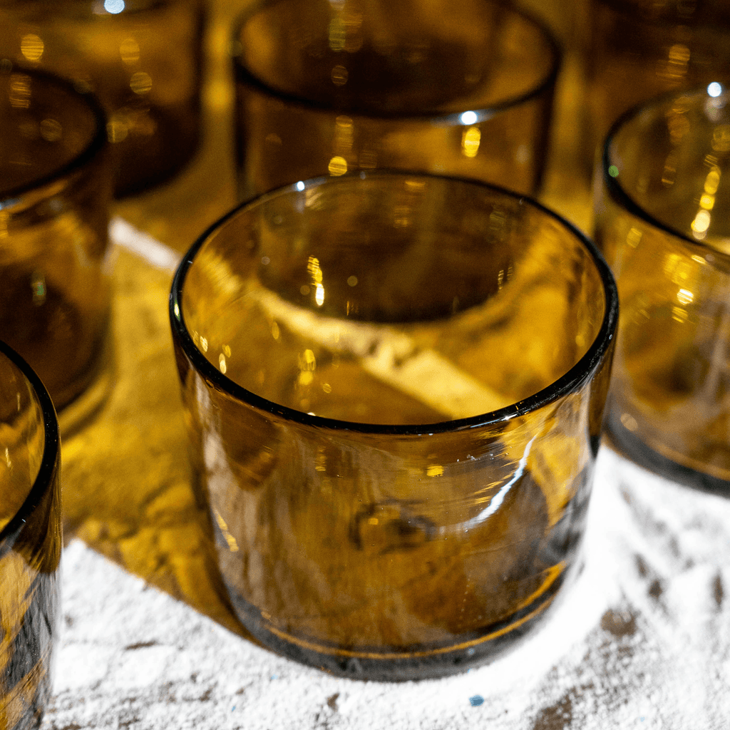 Pure Beeswax Candle in Blown Glass | Heirloom Boulevard