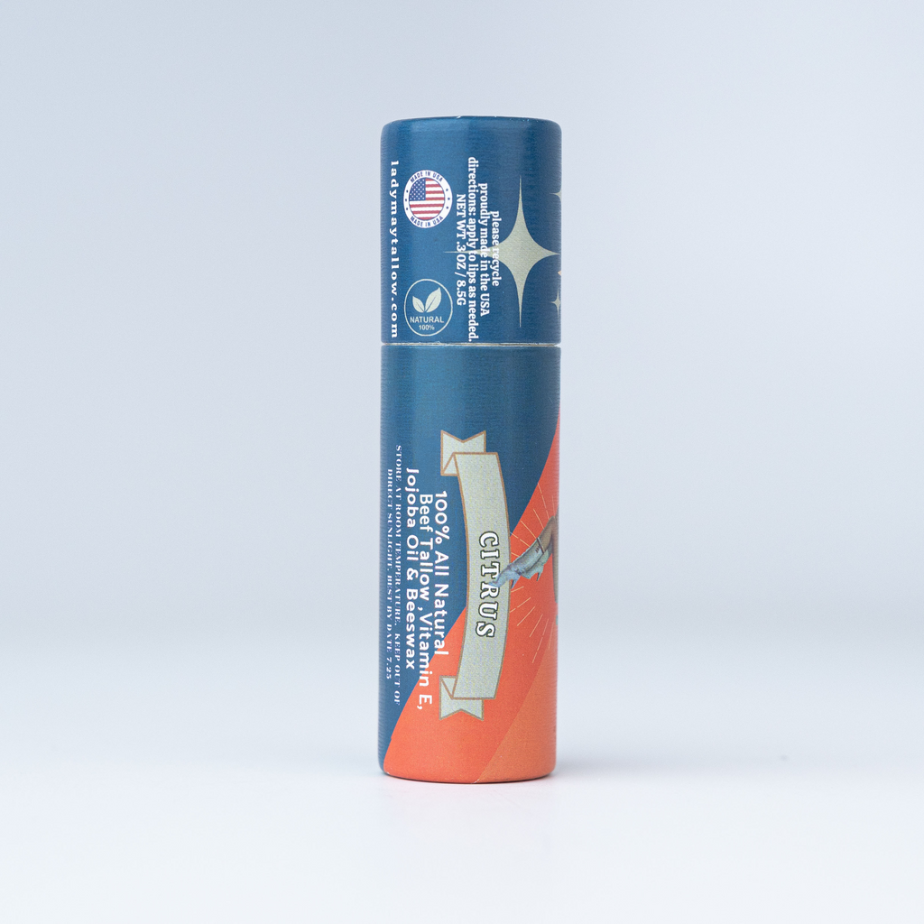 Tallow Lip Balm Multipack - Citrus, Vanilla, Mint, Pina Colada Lady May Tallow | Heirloom Boulevard