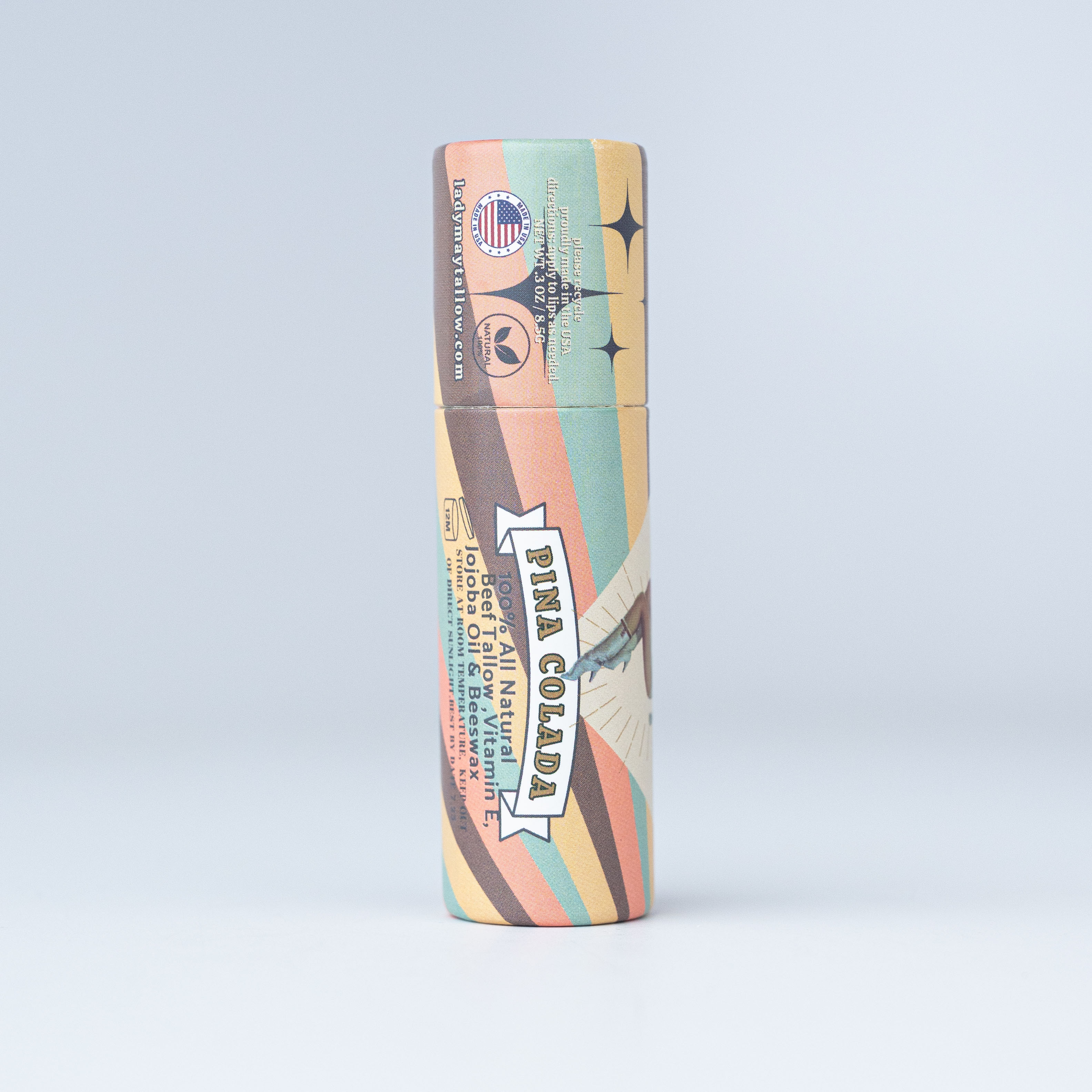 Tallow Lip Balm Multipack - Citrus, Vanilla, Mint, Pina Colada Lady May Tallow | Heirloom Boulevard