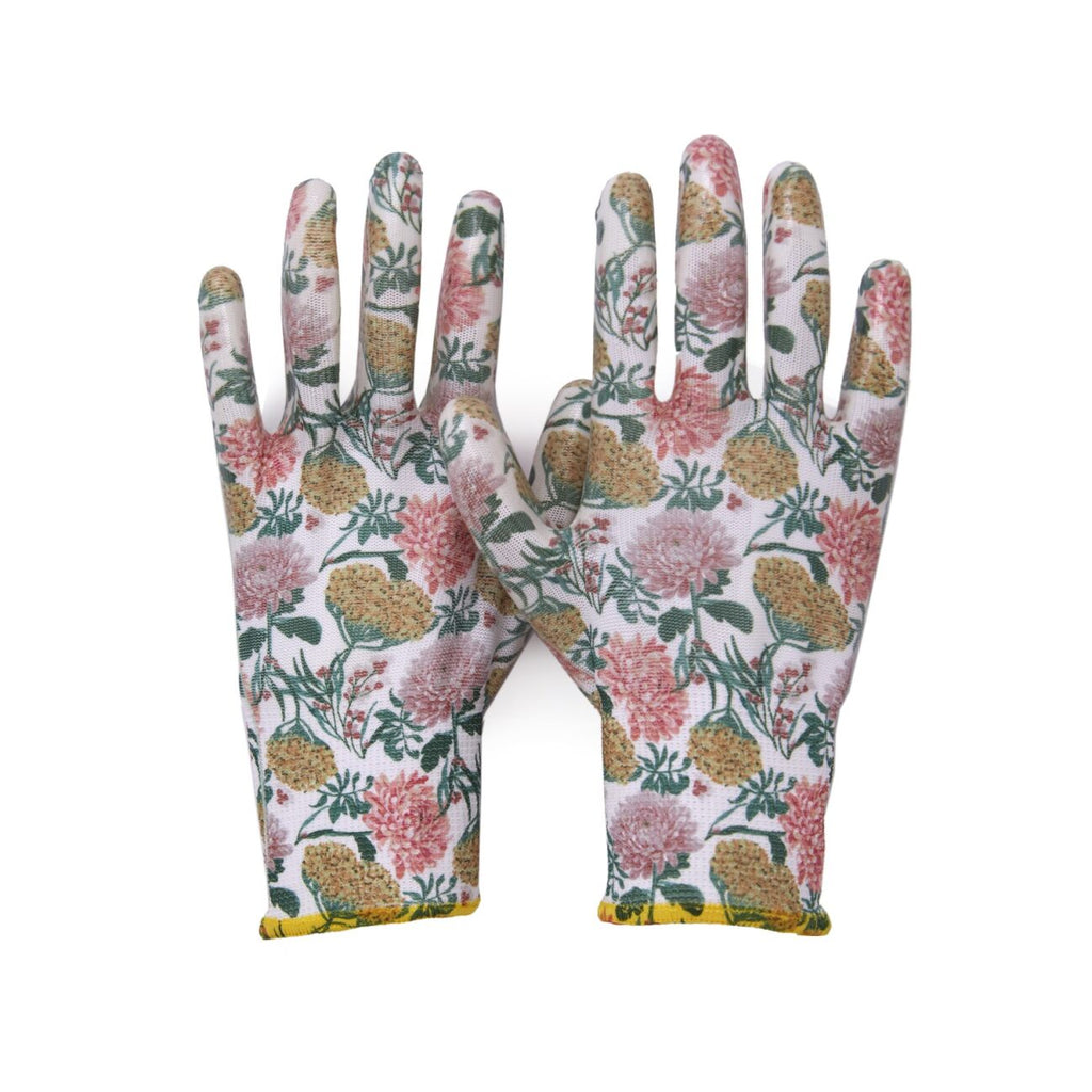 Womanswork Nitrile Weeder Gloves White Dahlia | Heirloom Boulevard