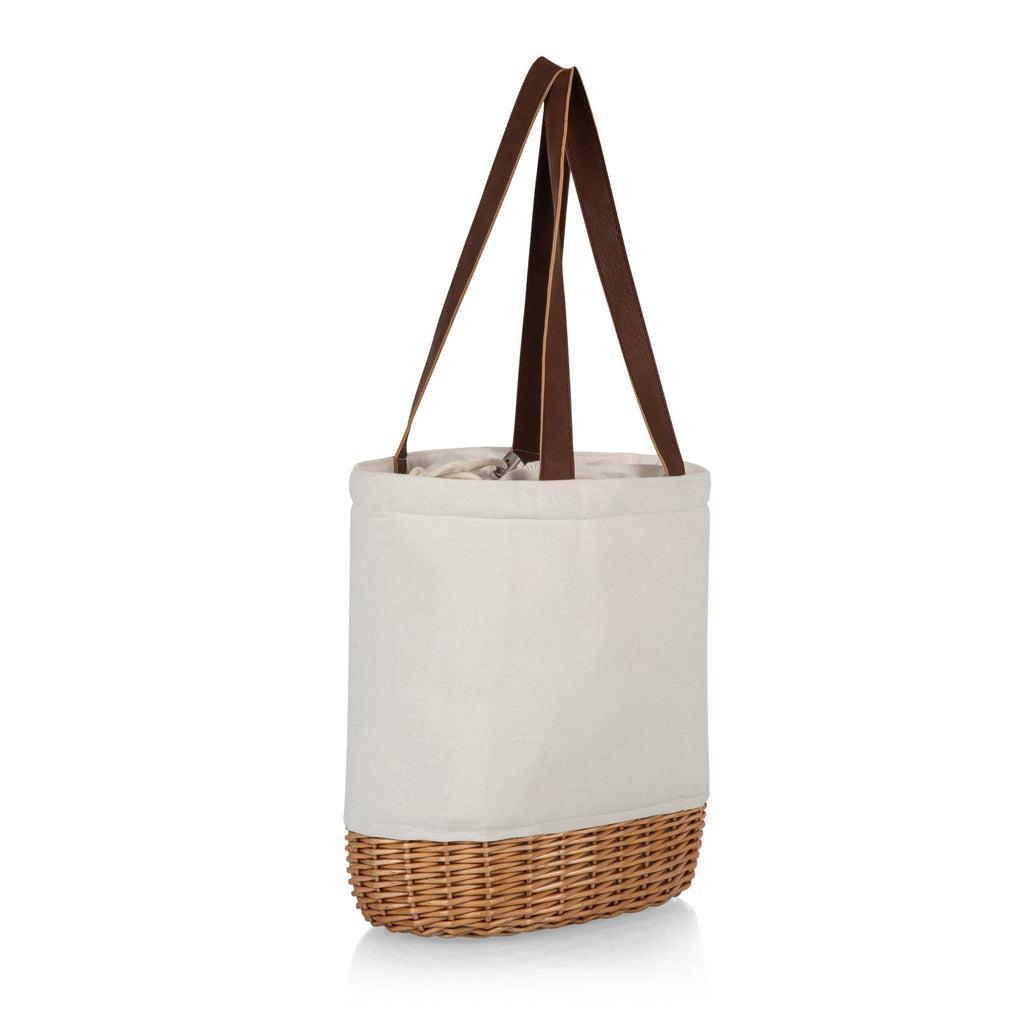 Picnic Time Pico Willow and Canvas Lunch Basket | Heirloom Boulevard
