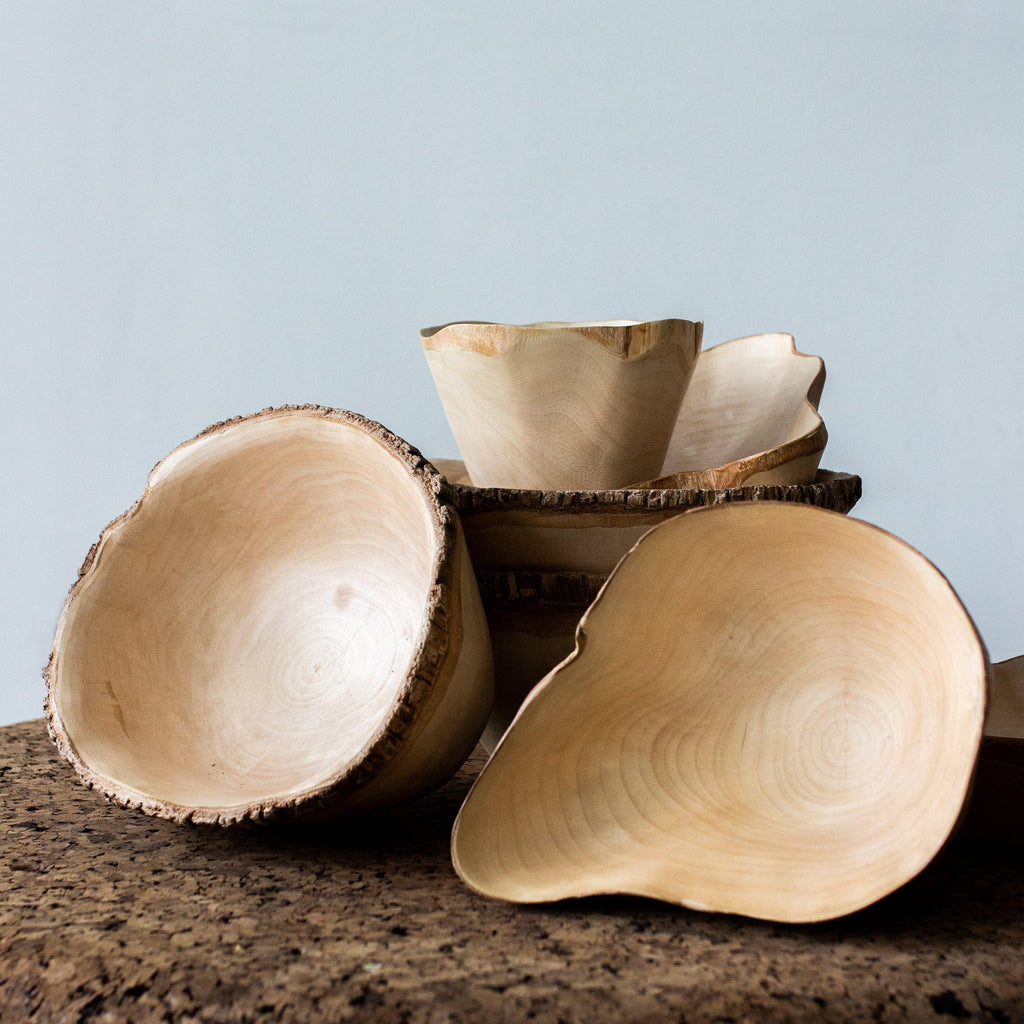 Kanju Interiors Jacaranda Hand-carved Wood Trinket Bowl Extra Small | Heirloom Boulevard