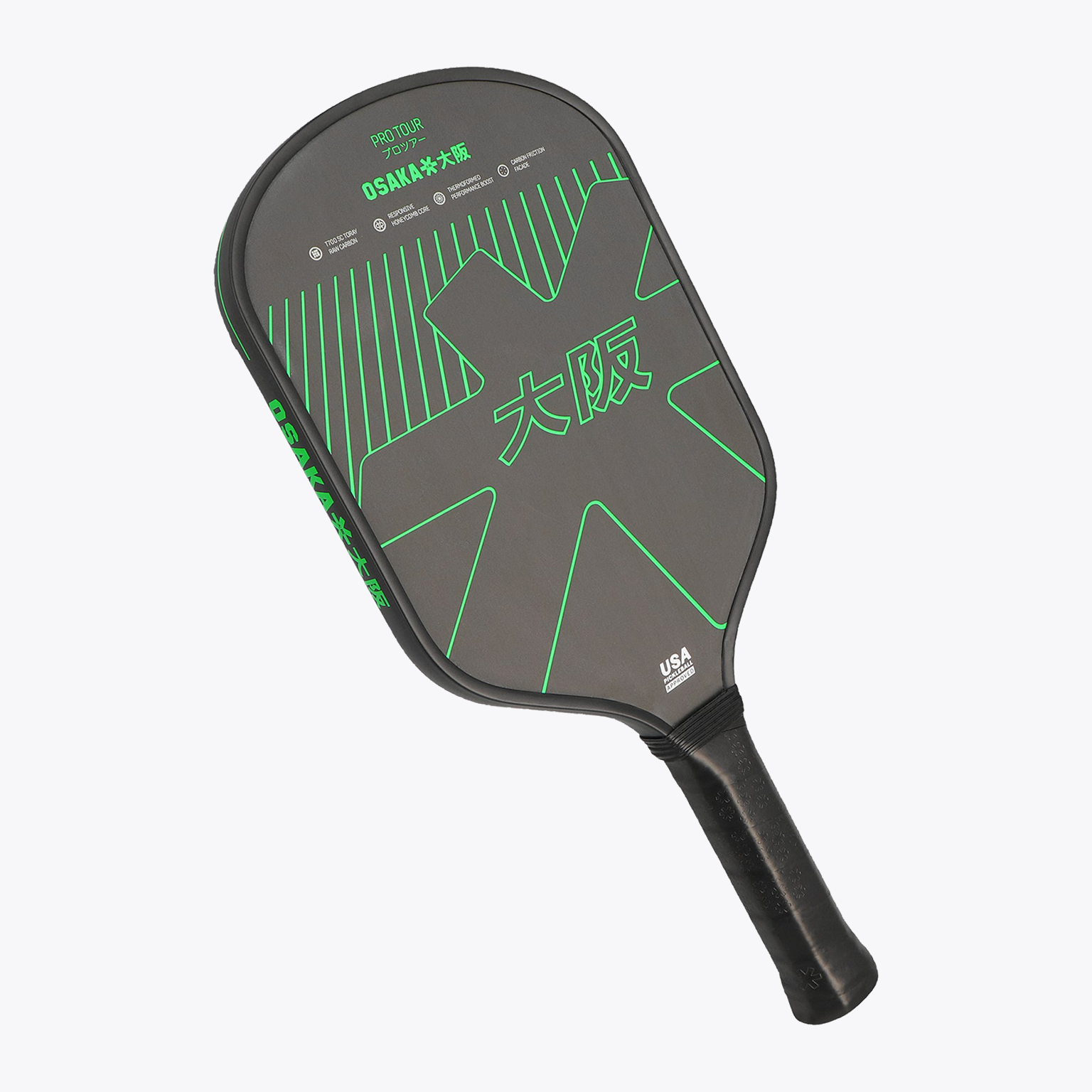 Osaka Pickleball Paddle Pro Tour | Iconic Black | Heirloom Boulevard
