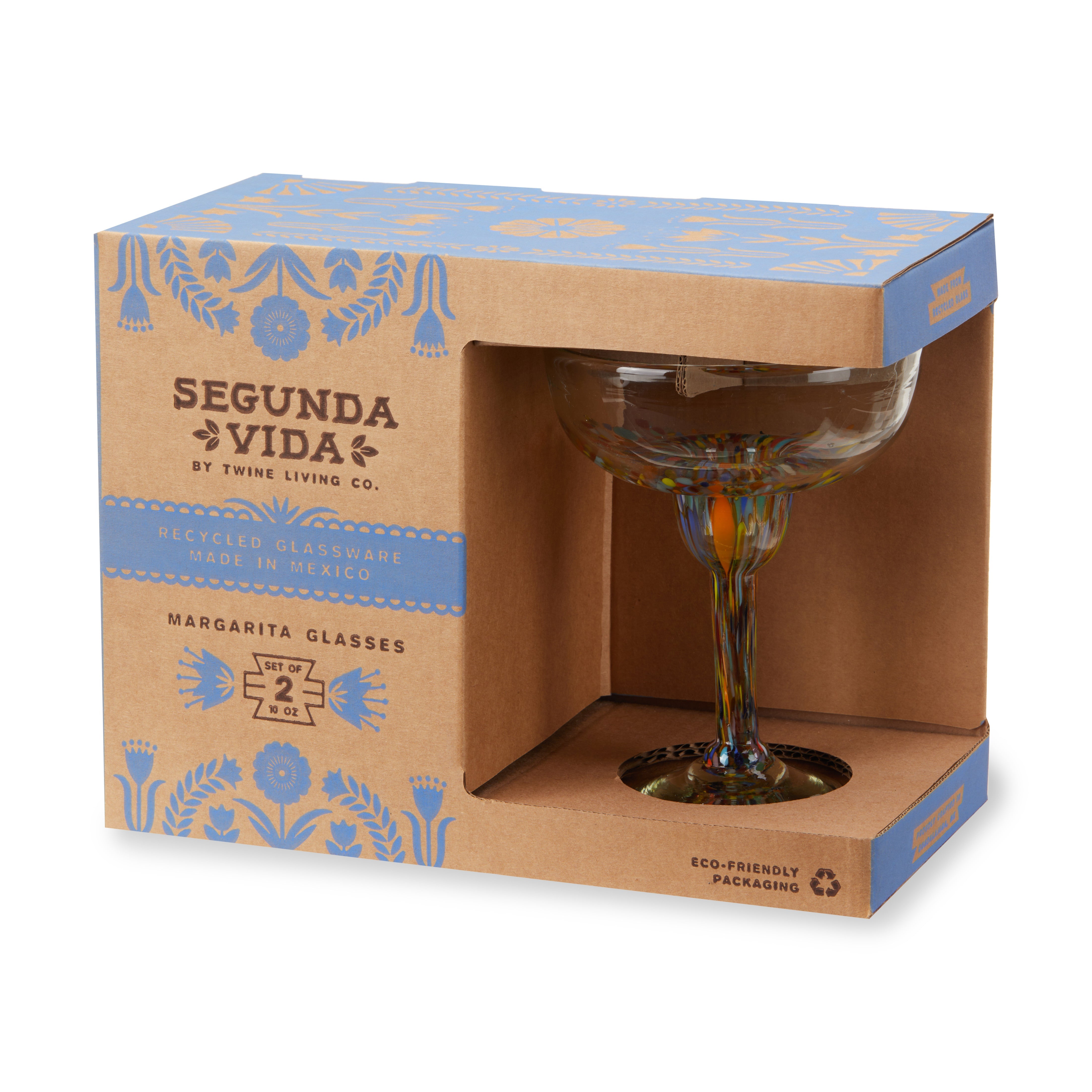 Twine Living Segunda Vida Artistico Margarita Glasses - Thumbnail 2