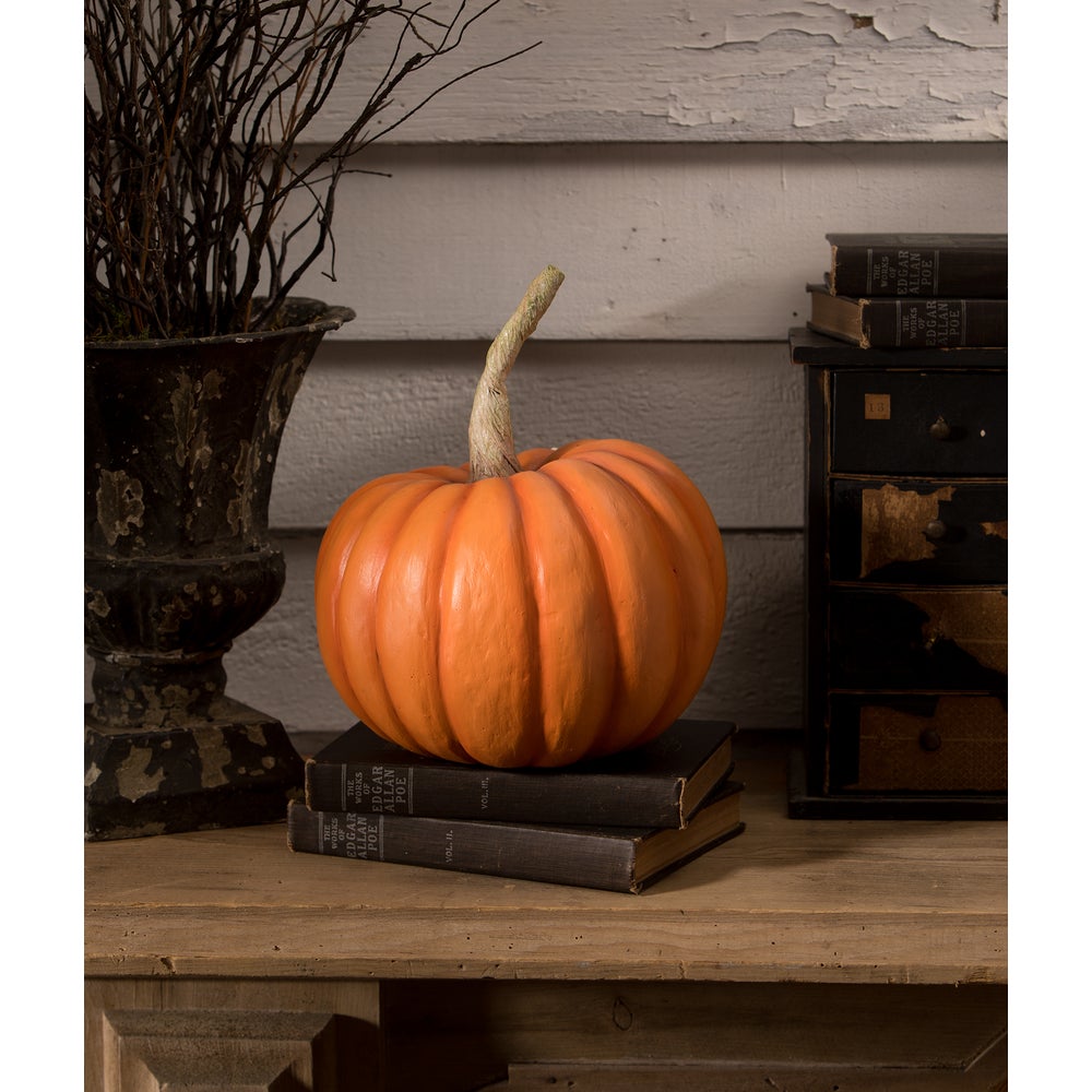 Peek-a-Boo Pumpkin Orange by Bethany Lowe Designs Quirks! | Heirloom Boulevard