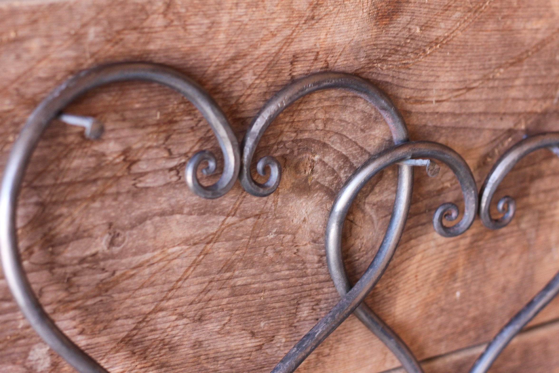 Wicks Forge Personalized Linked Hearts | Heirloom Boulevard