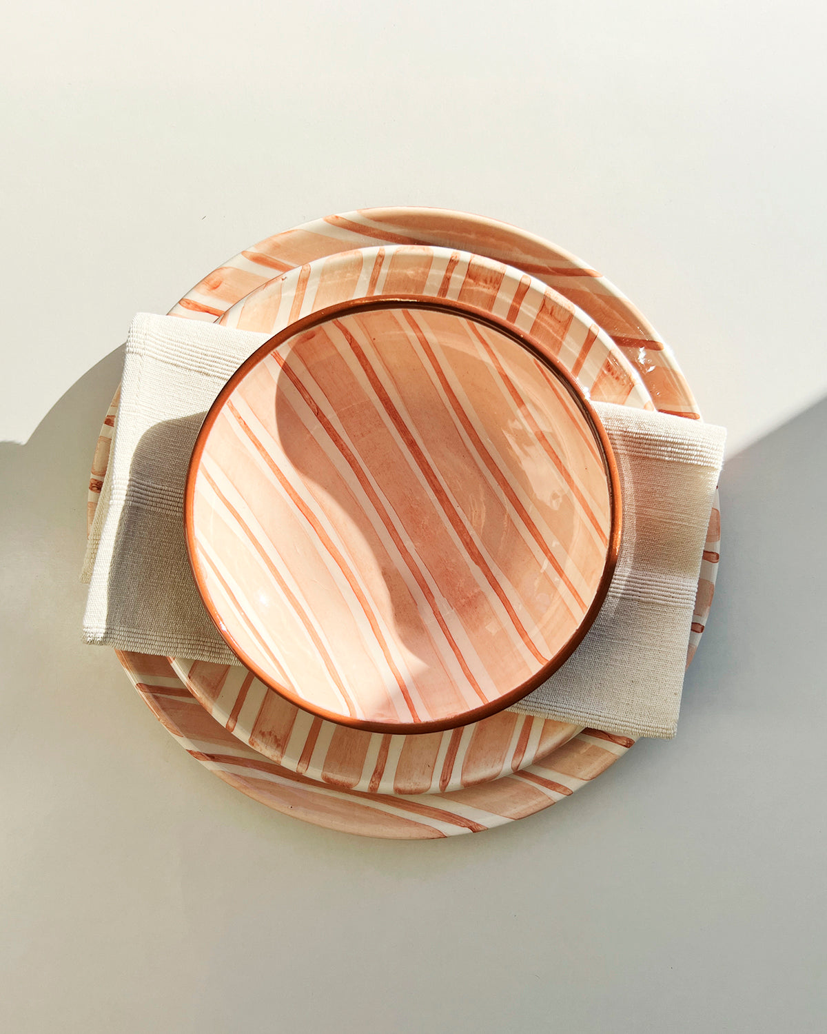 Casa Cubista Cabana Plates and Bowls - Pink atacama home | Heirloom Boulevard