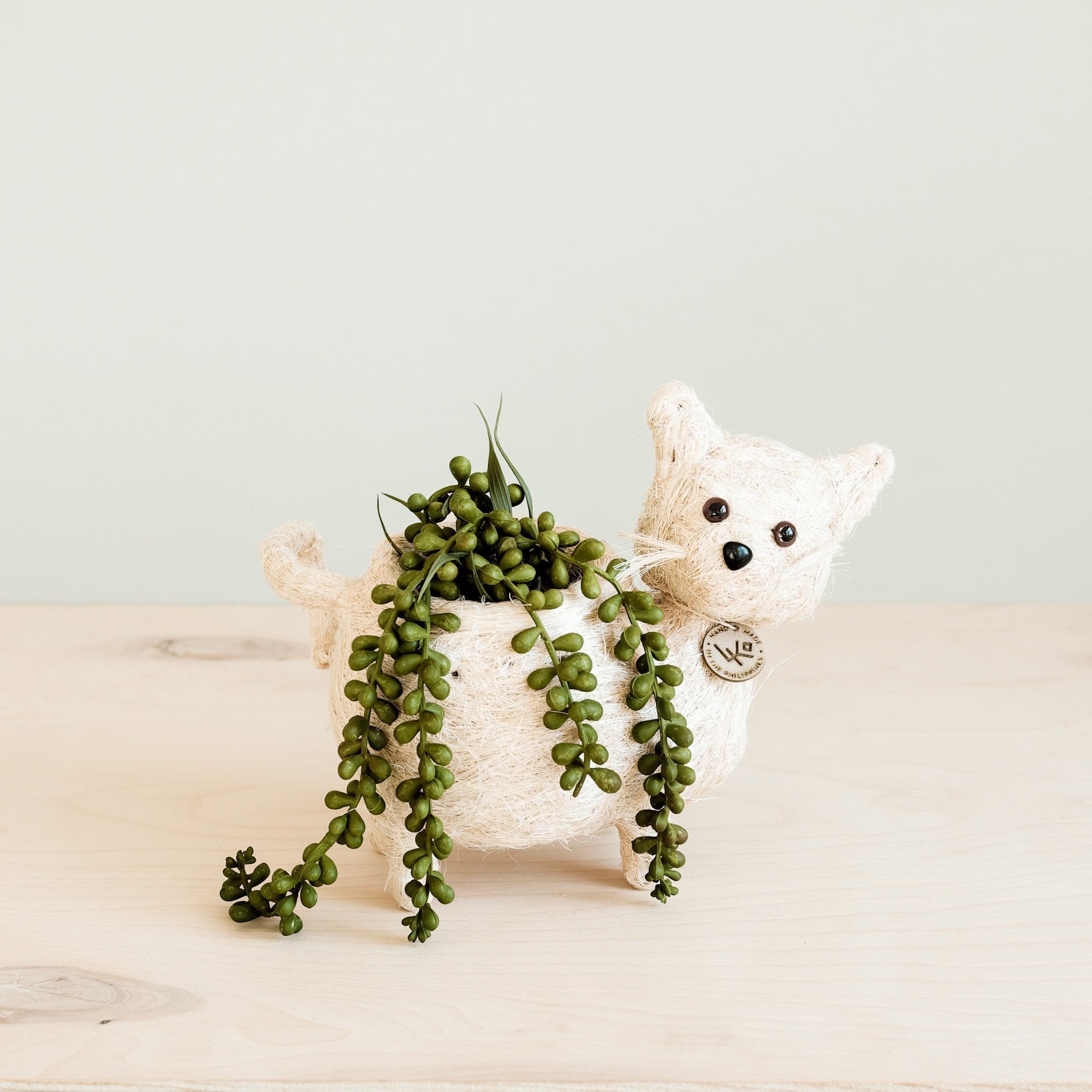 LIKHÂ Baby Cat Planter - Handmade Pot | LIKHÂ