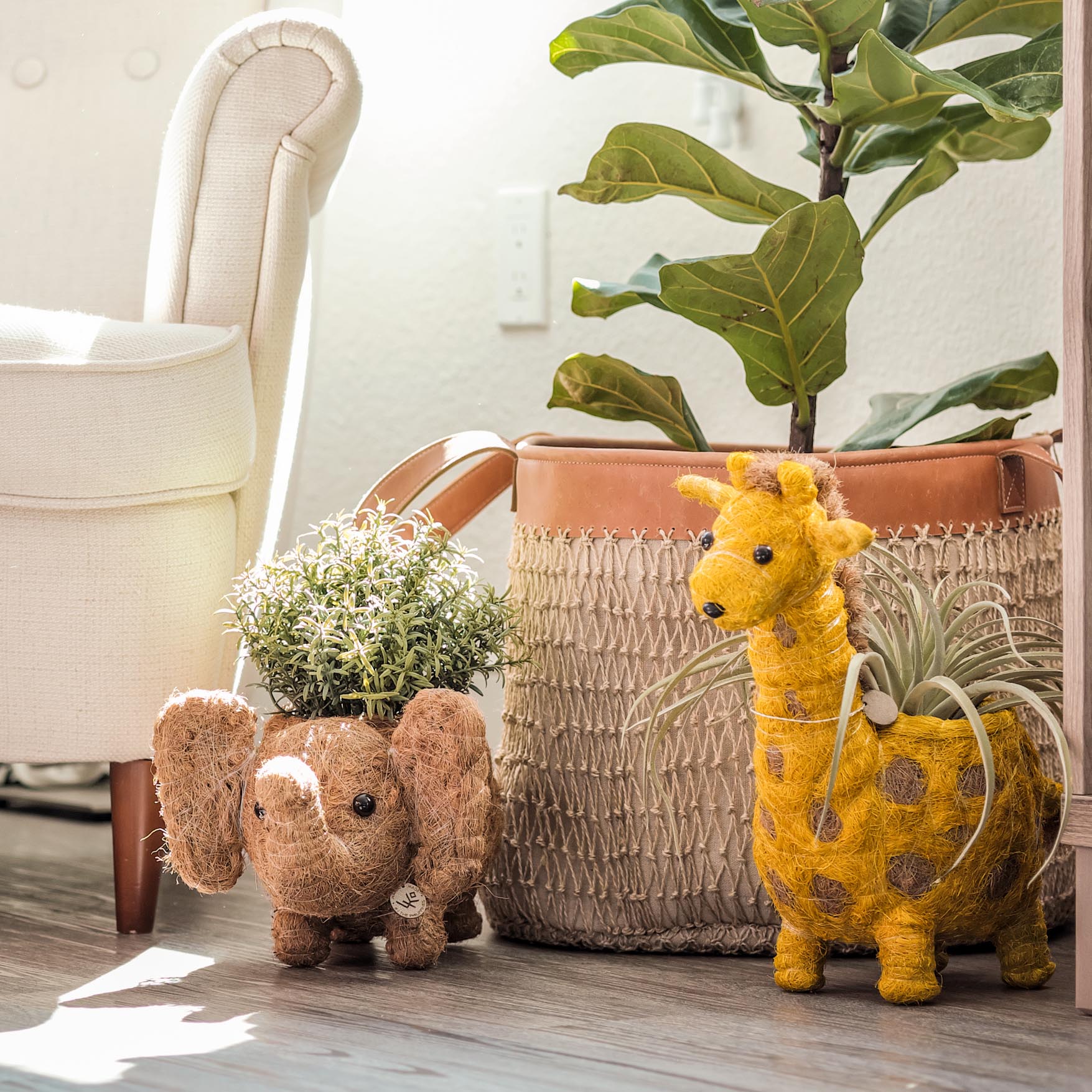 LIKHÂ Elephant Plant Pot - Handmade Planter | LIKHÂ