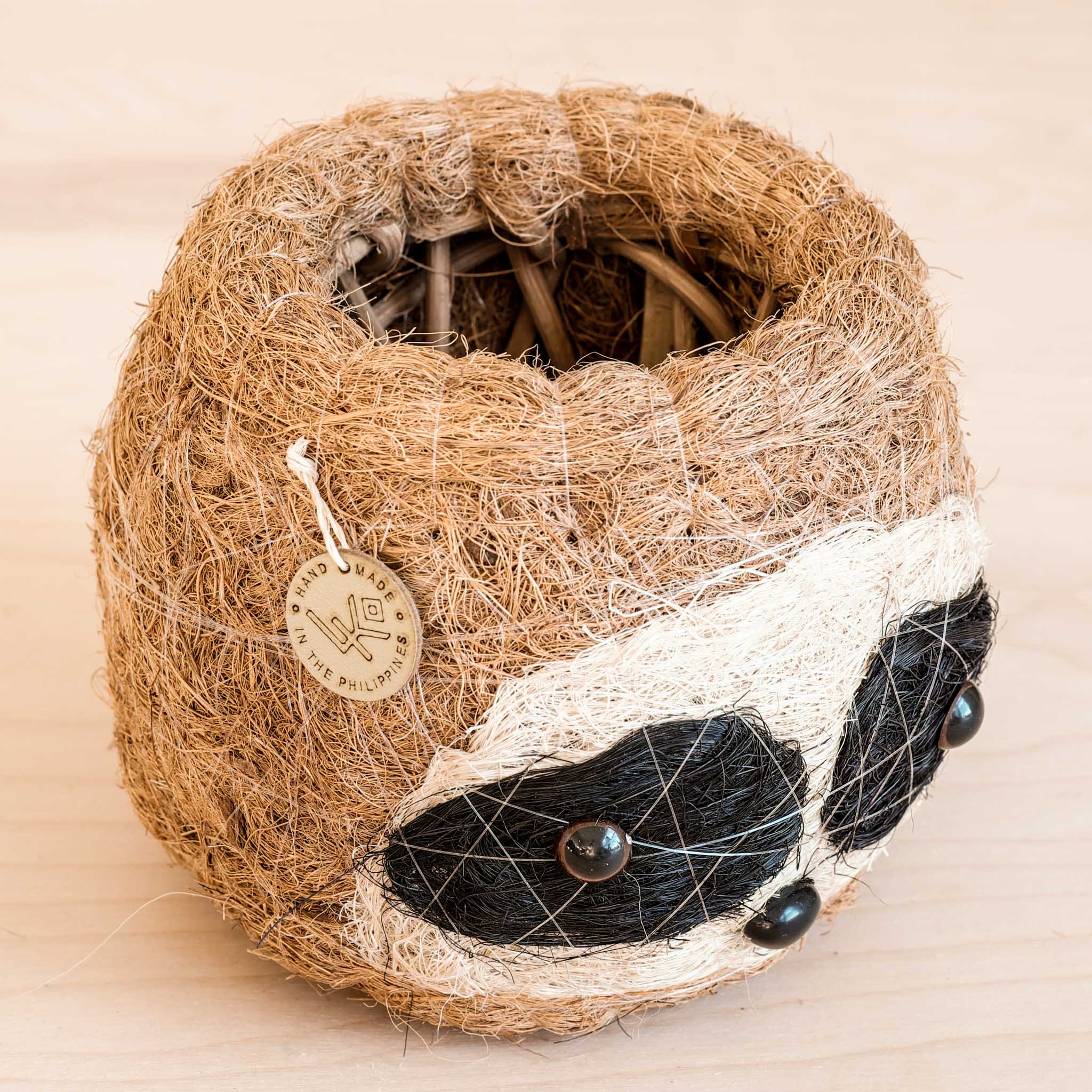LIKHÂ Three-tone Sloth Coco Coir Planter - Handmade Planters | LIKHÂ LIKHÂ | Heirloom Boulevard