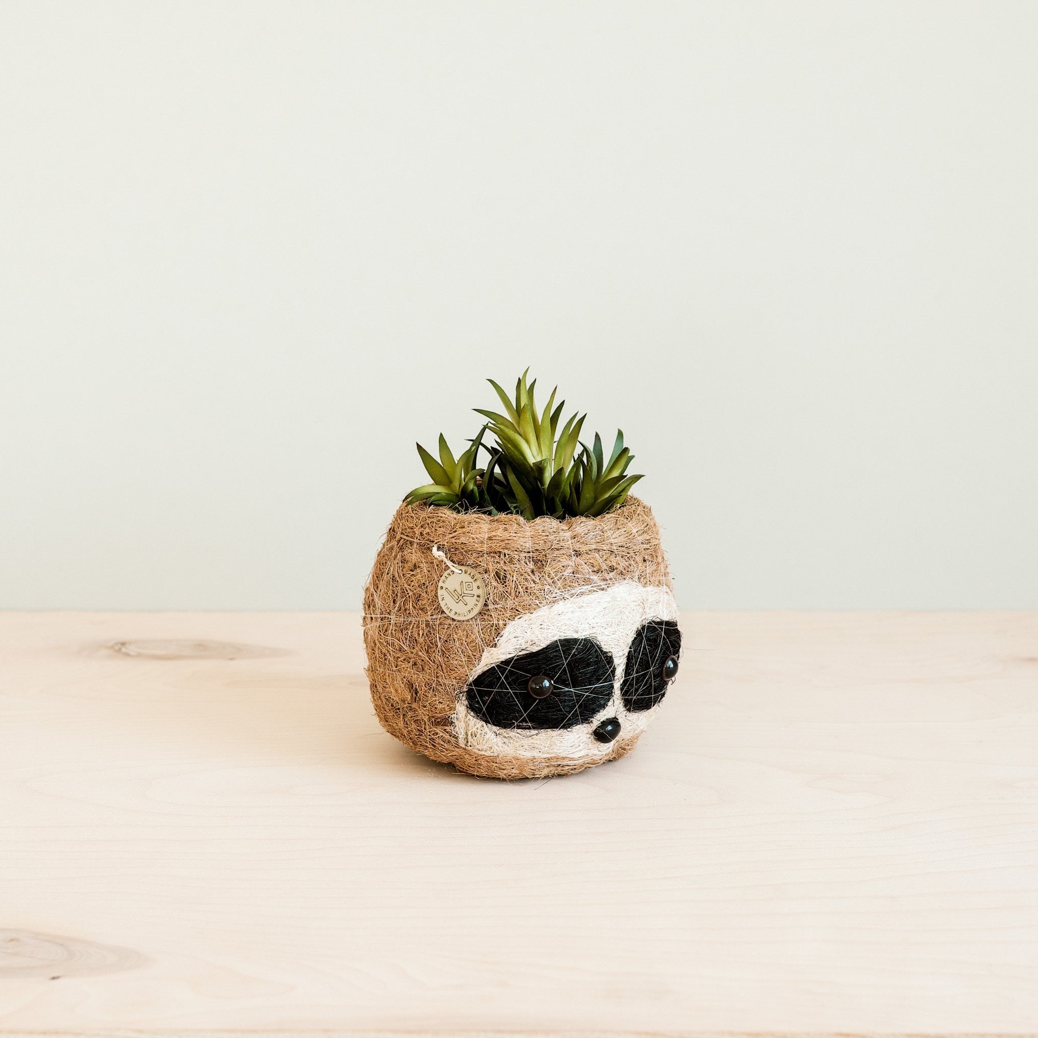 LIKHÂ Three-tone Sloth Coco Coir Planter - Handmade Planters | LIKHÂ LIKHÂ | Heirloom Boulevard